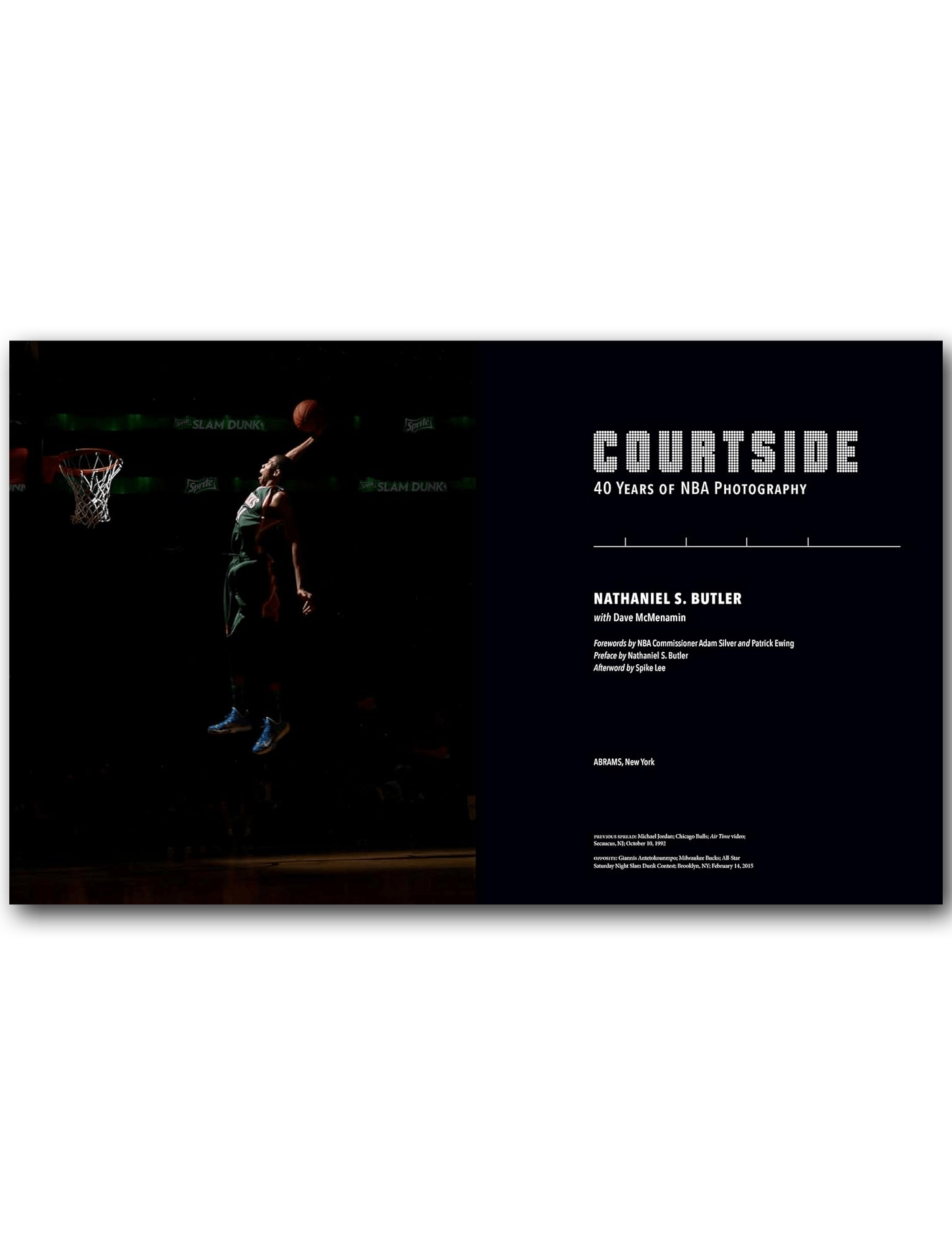 Courtside: 40 Years of NBA Photography Hardcover Coffee Table Book