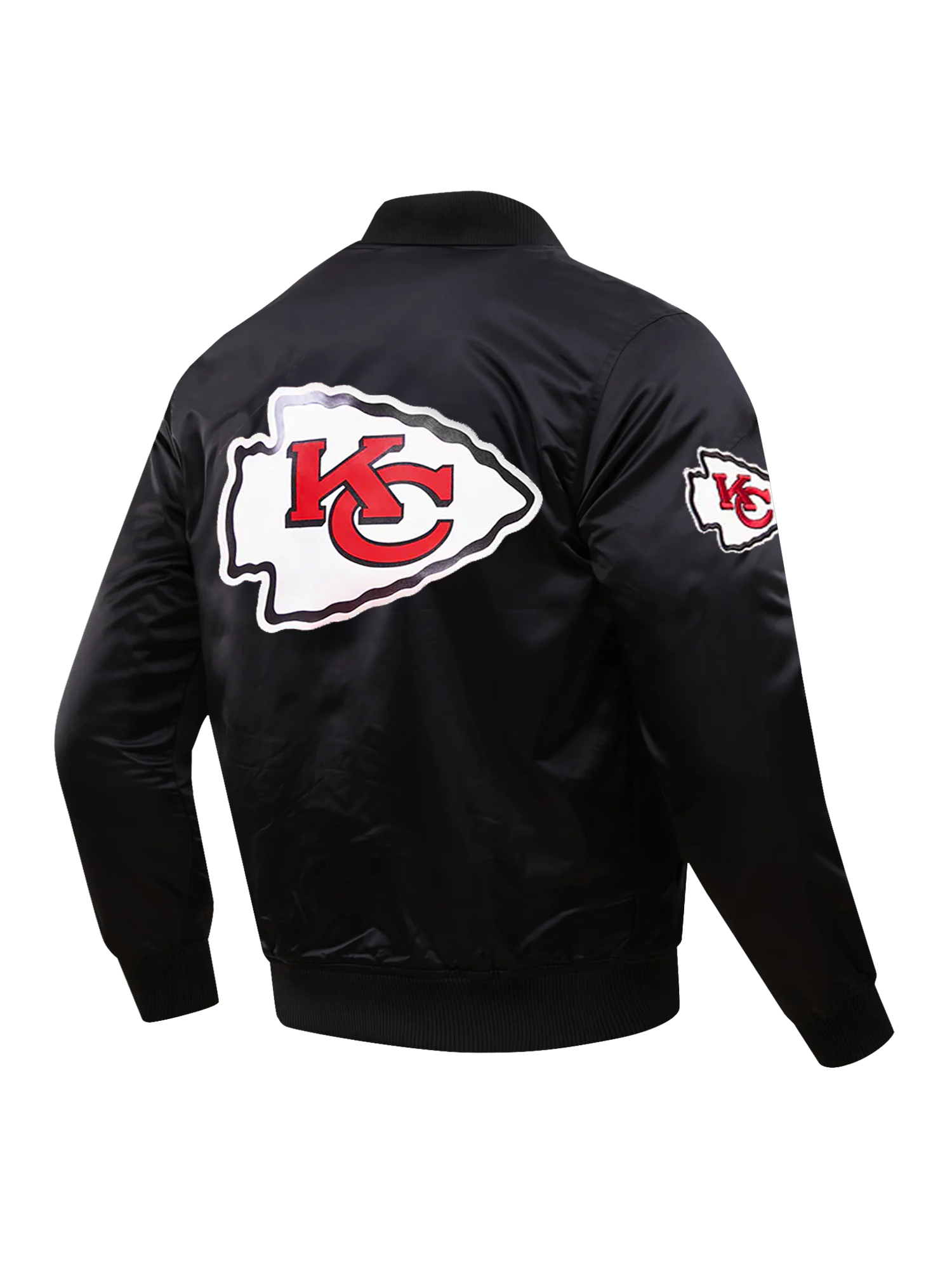Kansas City Chiefs Pro Standard NFL Team Classic Satin Button Jacket - Black