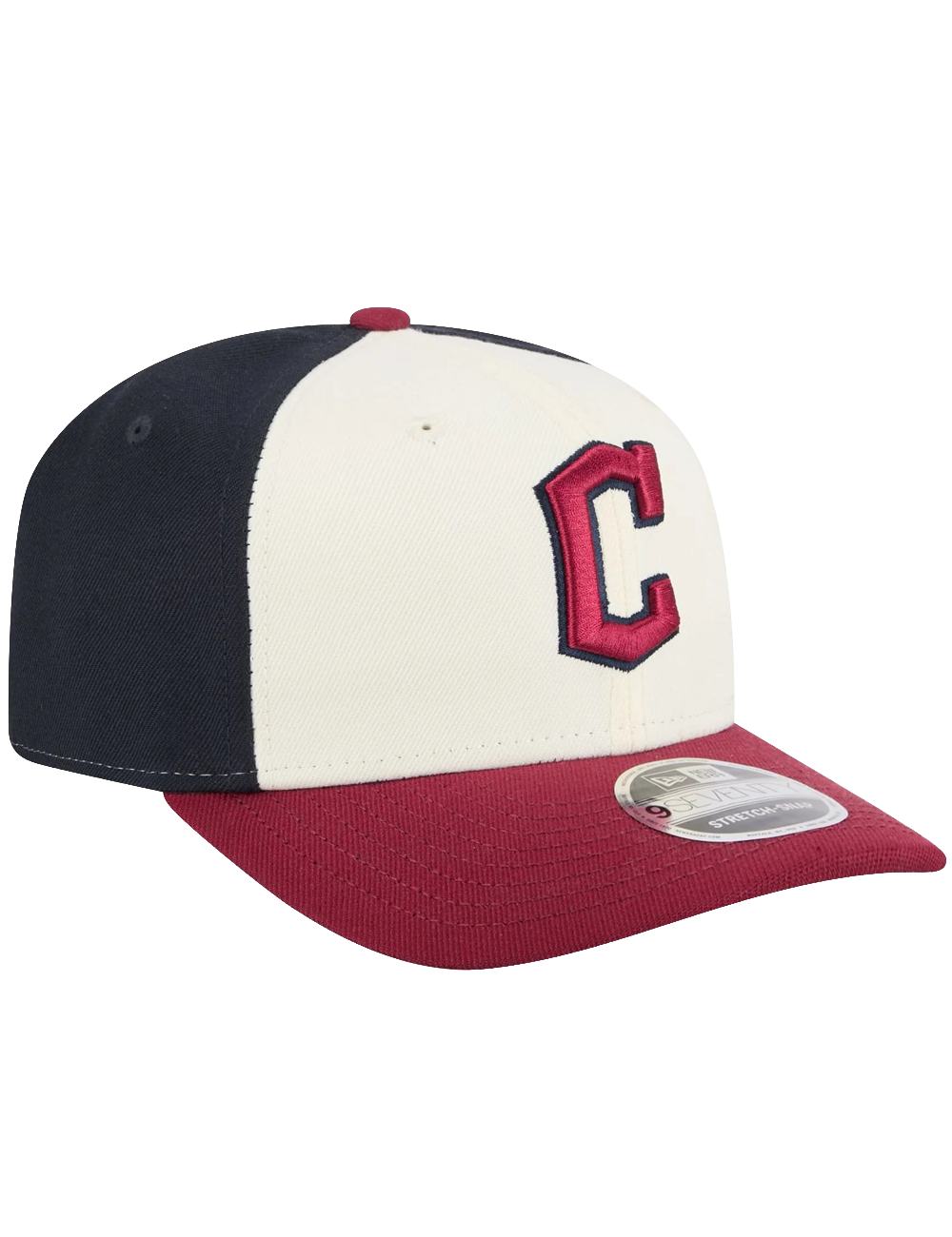 Cleveland Guardians New Era MLB City Connect 9SEVENTY Stretch Snapback Hat - Navy