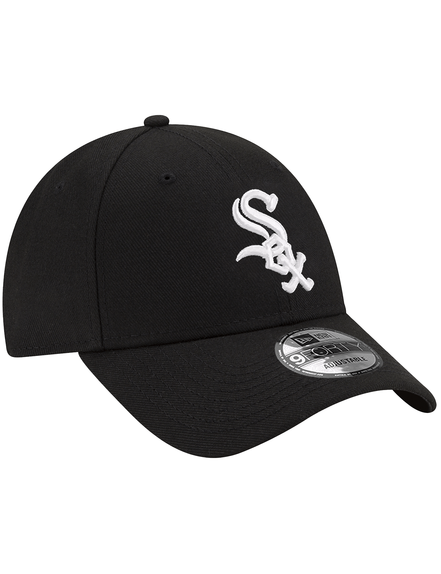 Chicago White Sox New Era MLB Team 9FORTY Strapback Hat - Black