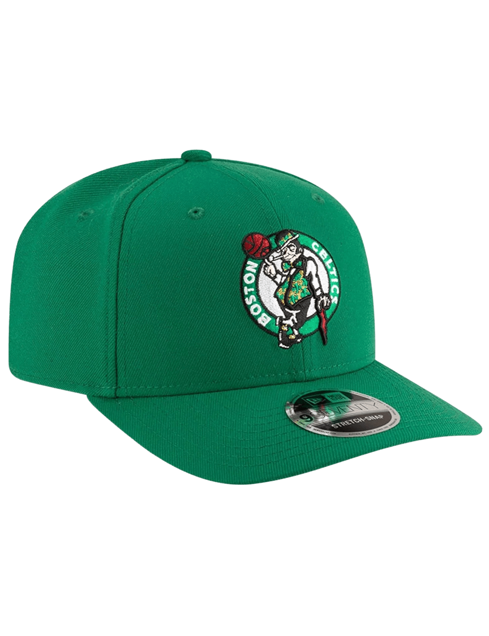 Boston Celtics New Era NBA Team 9SEVENTY Stretch-Snapback Hat - Green