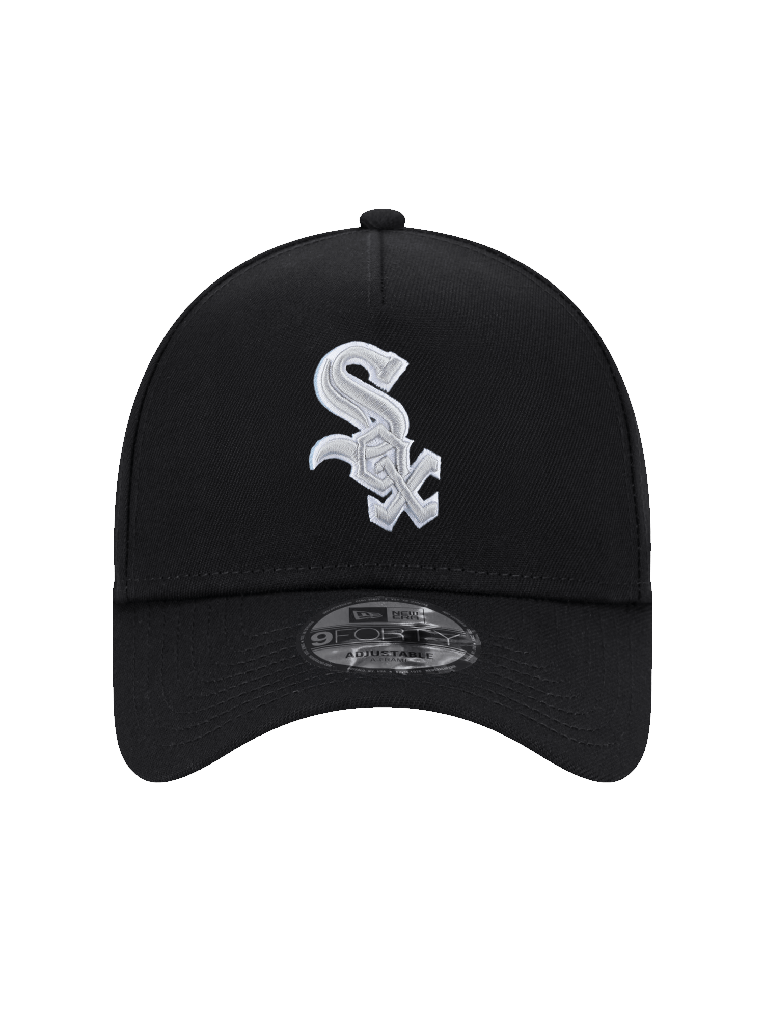 Chicago White Sox New Era MLB AS Outline 9FORTY A-Frame Snapback Hat - Black