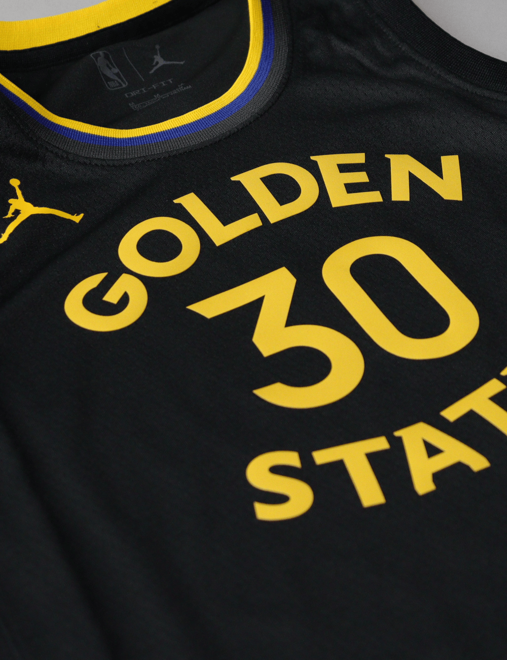 Youths Steph Curry Golden State Warriors Nike NBA Statement Jersey - Black