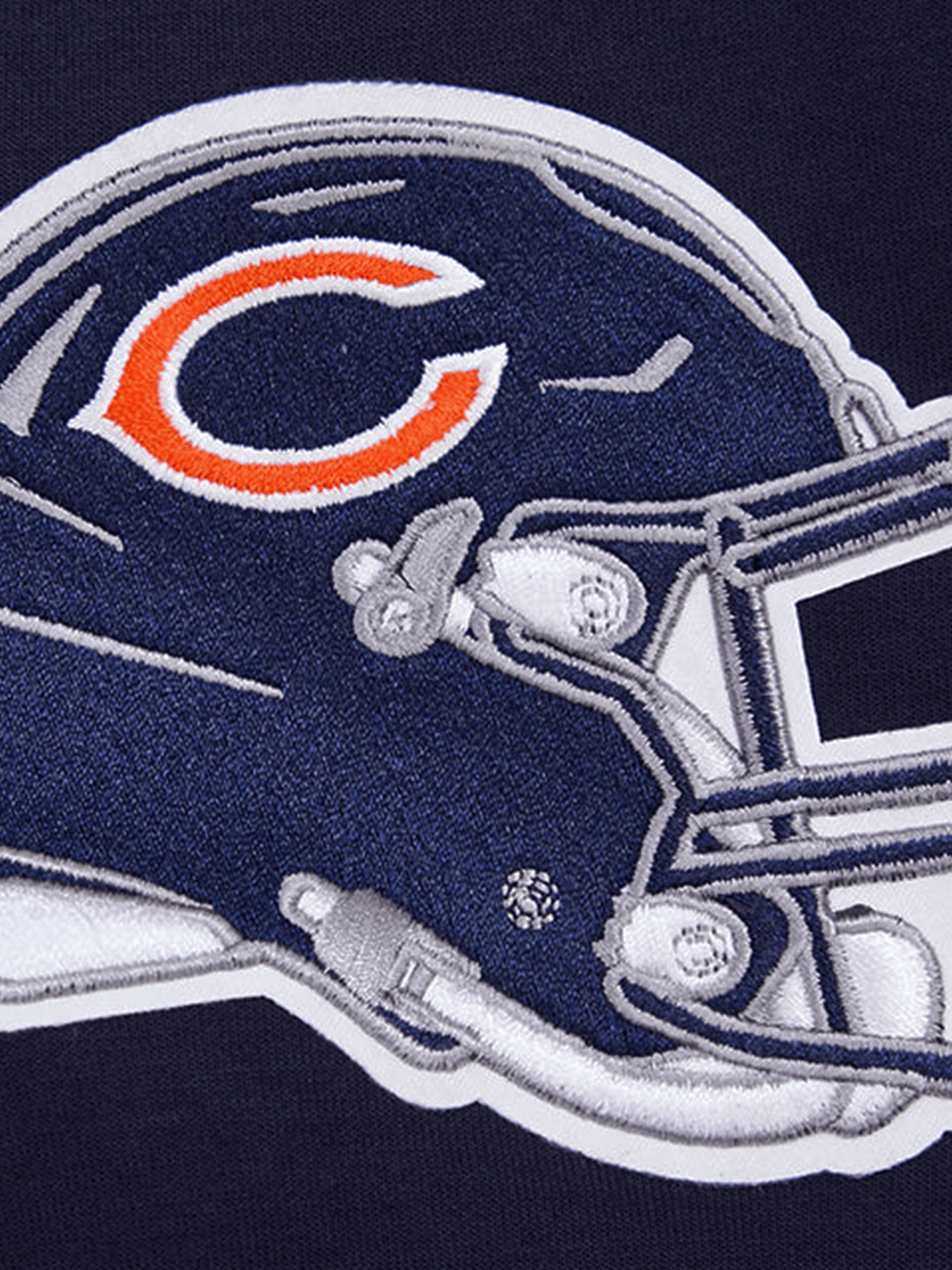 Chicago Bears Pro Standard NFL Team Chenille Hoodie Jumper - Navy