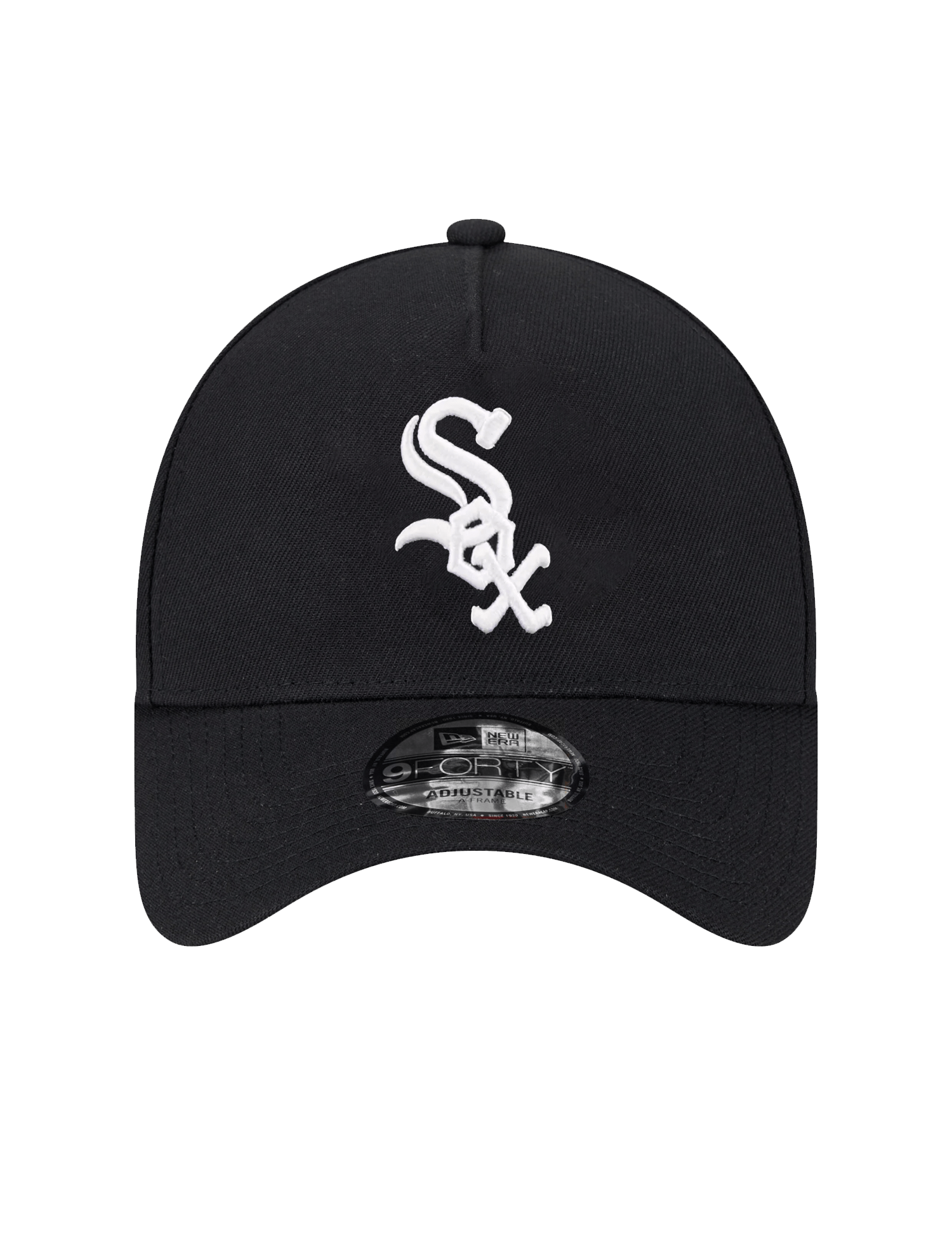 Chicago White Sox New Era MLB Team 9FORTY A-Frame Snapback Hat - Black