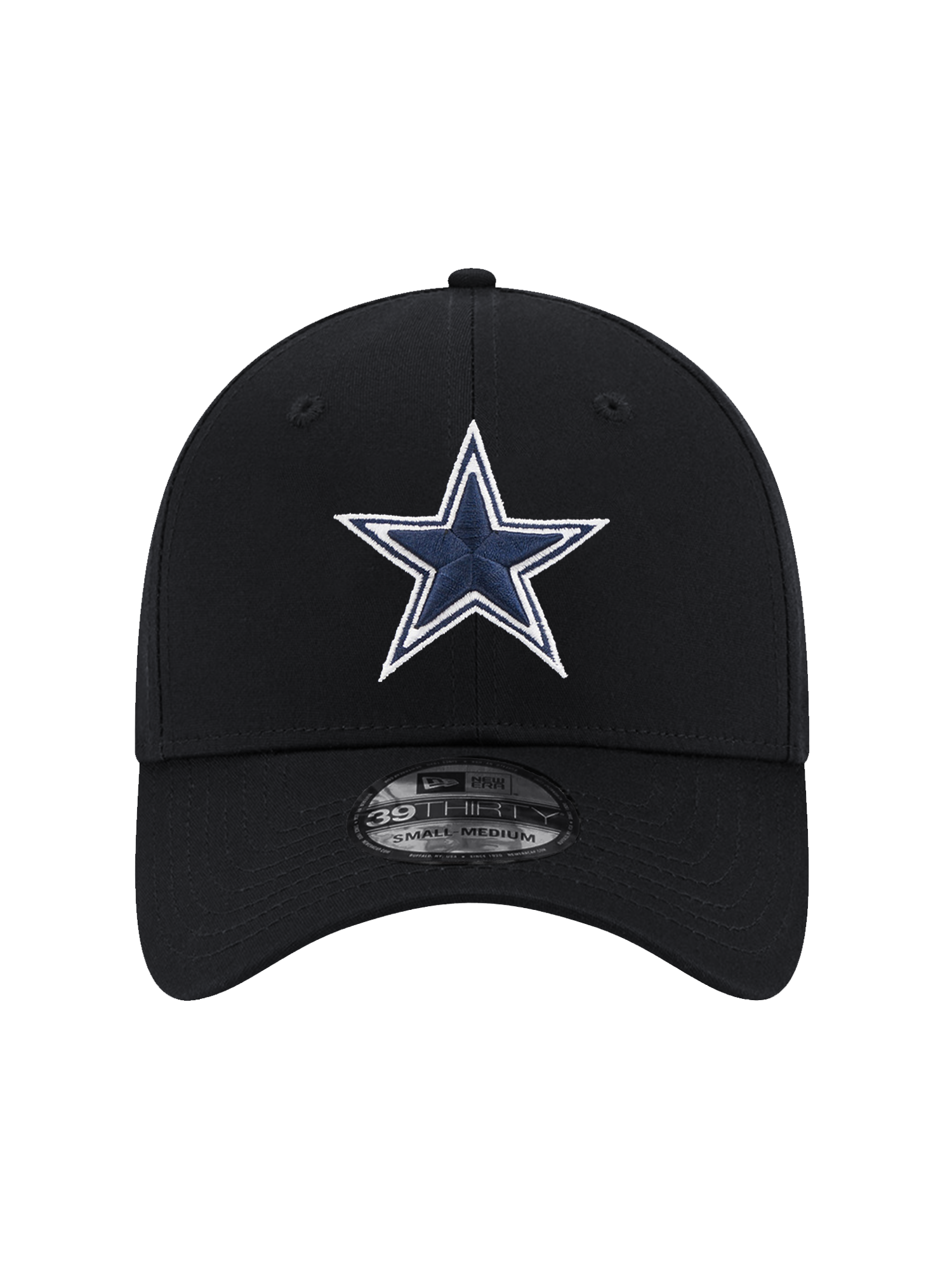 Dallas Cowboys New Era NFL Team 39THIRTY Stretch-Fit Hat - Black