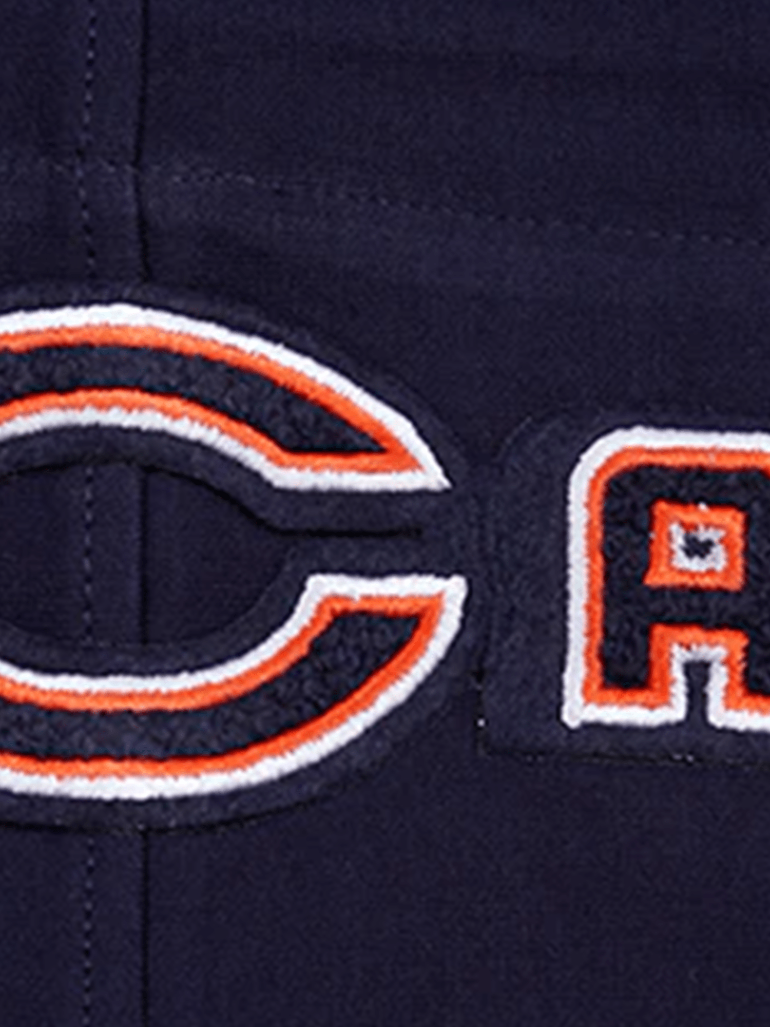 Chicago Bears Pro Standard NFL Team Chenille Hoodie Jumper - Navy