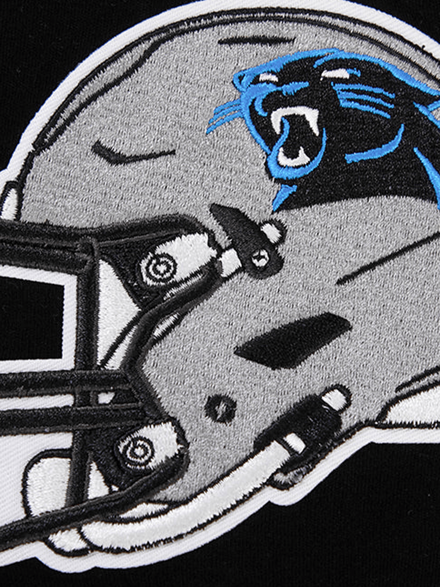 Carolina Panthers Pro Standard NFL Team Chenille Flex T-Shirt - Black
