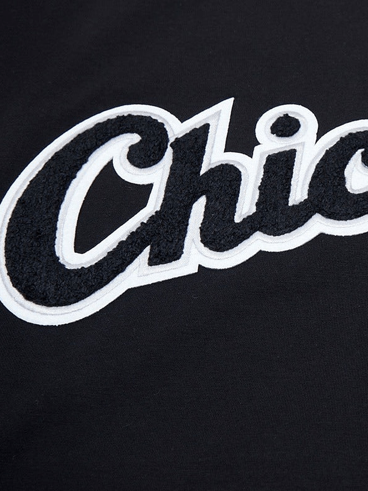 Chicago White Sox Pro Standard MLB Team Chenille Flex T-Shirt - Black