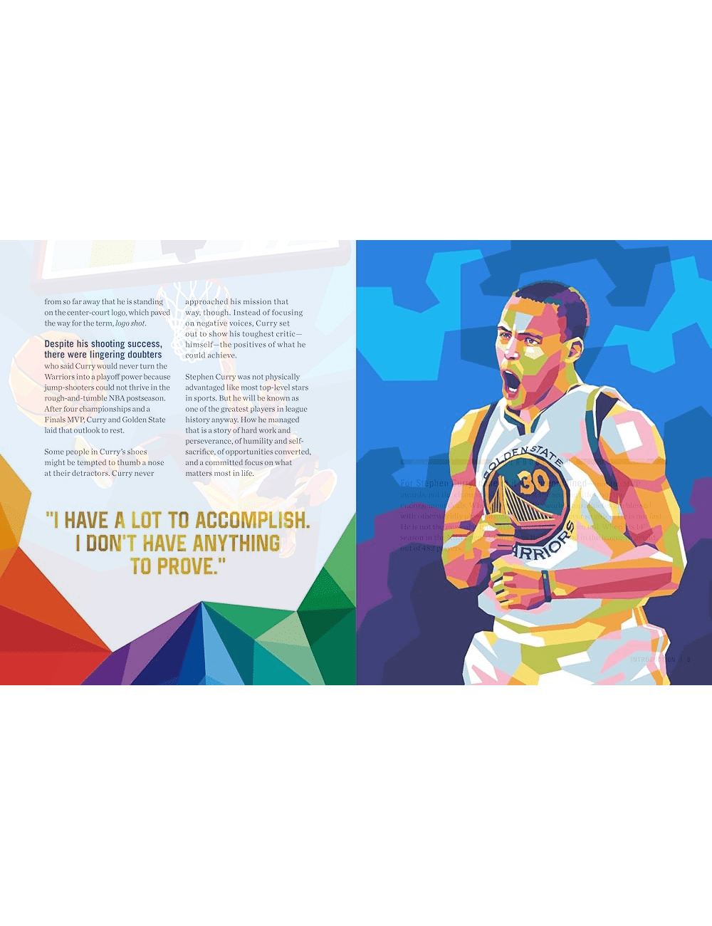 Steph Curry Life Lessons From a Legend NBA Hardcover Book