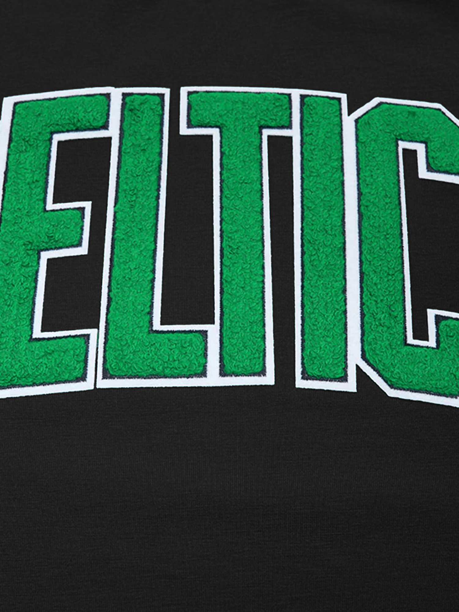 Boston Celtics Pro Standard NBA Team Chenille Flex T-Shirt - Black