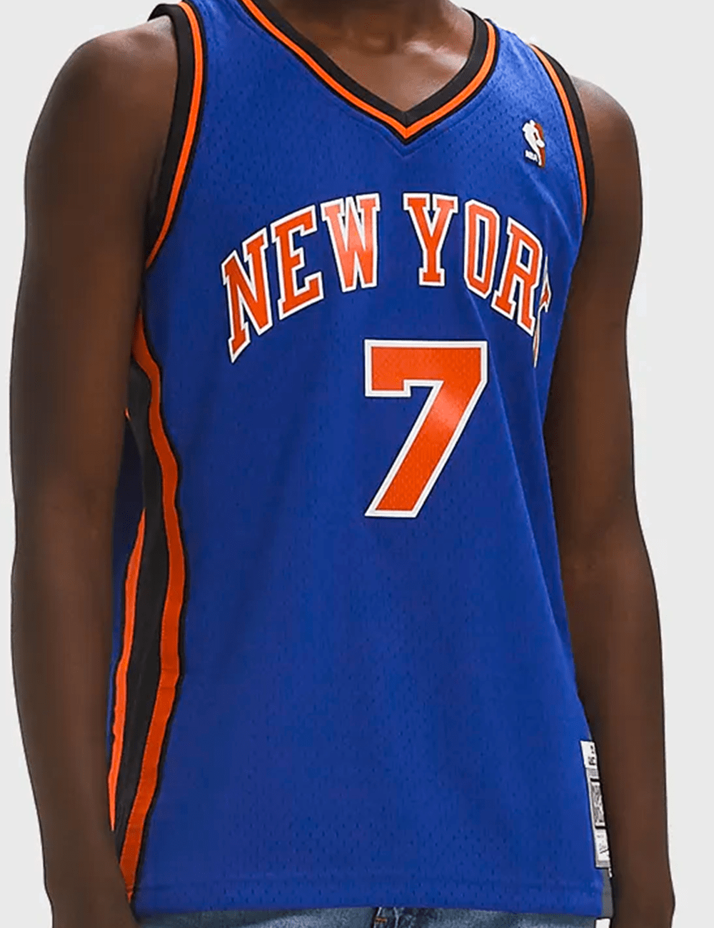 Carmelo Anthony New York Knicks Mitchell & Ness NBA 10-11 Swingman Jersey - Blue