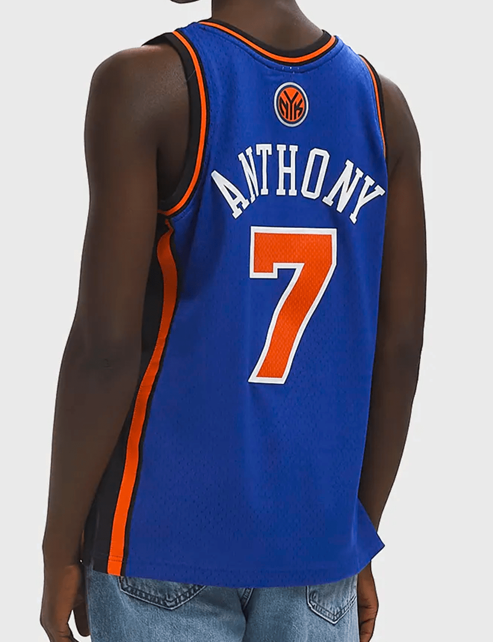 Carmelo Anthony New York Knicks Mitchell & Ness NBA 10-11 Swingman Jersey - Blue