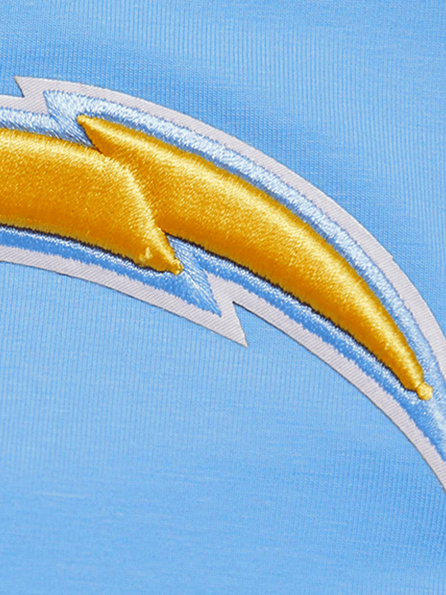 Los Angeles Chargers Pro Standard NFL Team Chenille Flex T-Shirt - Light Blue