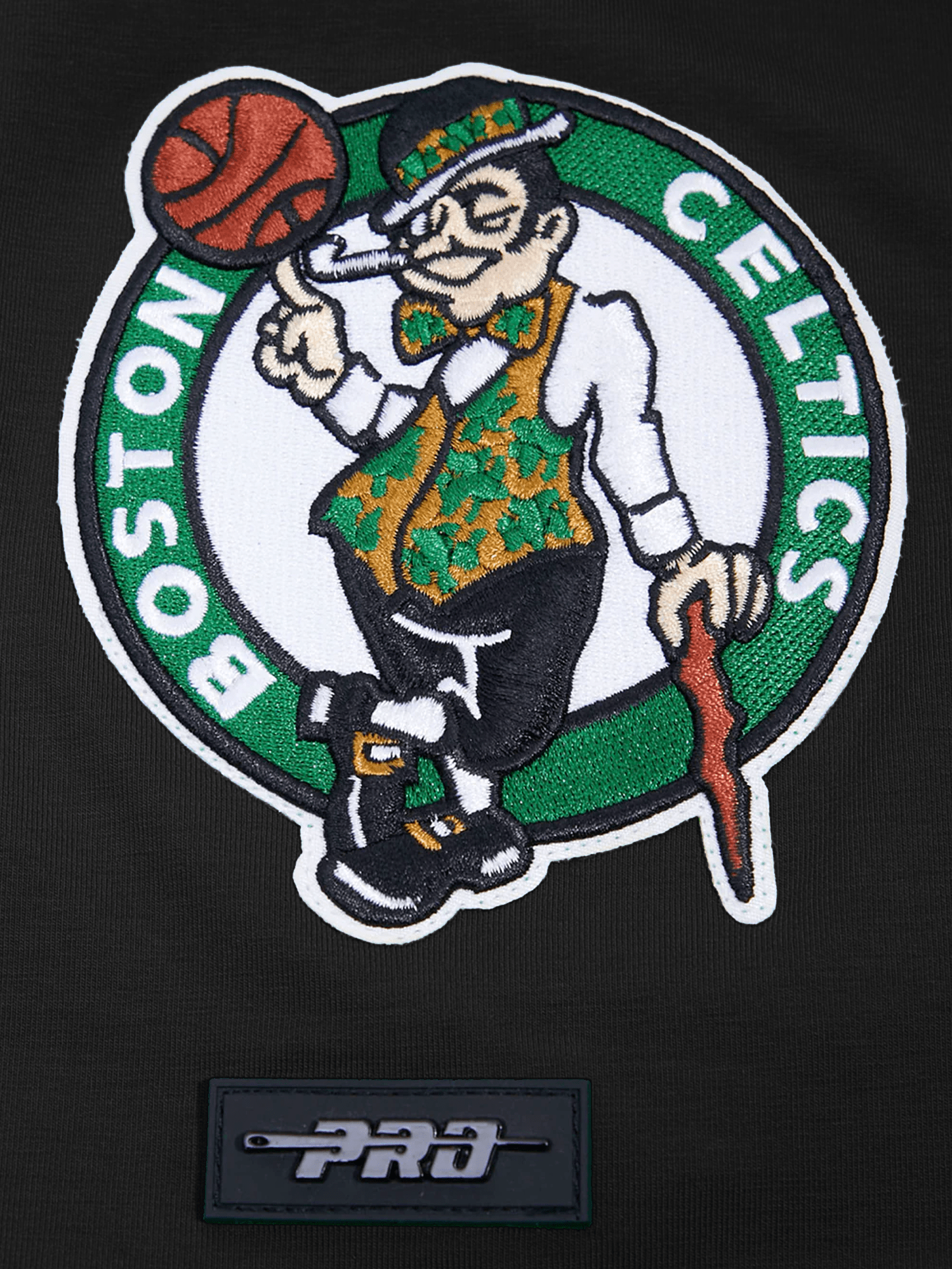 Boston Celtics Pro Standard NBA Team Chenille Flex T-Shirt - Black