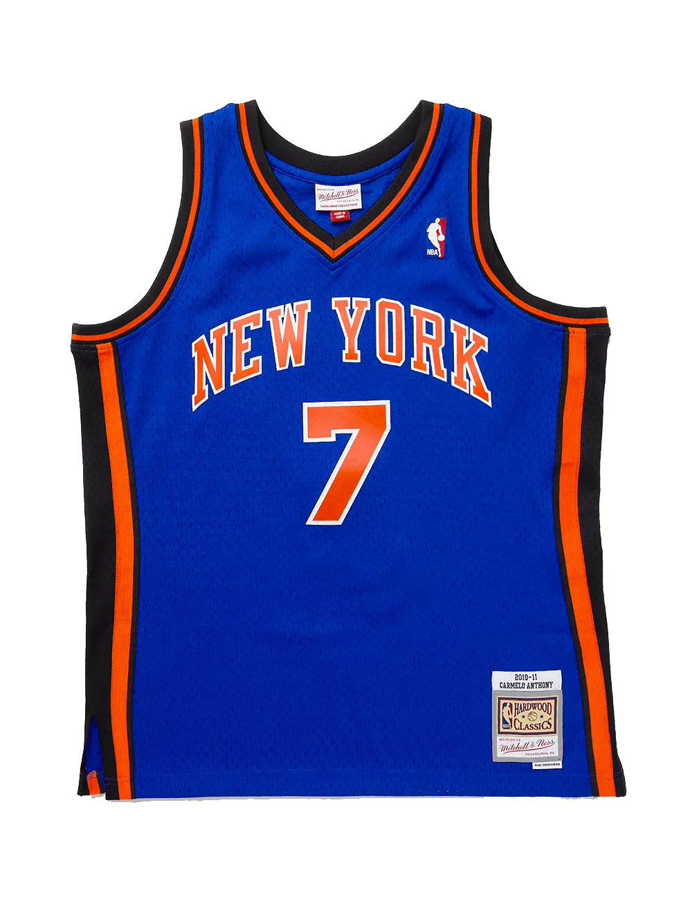 Carmelo Anthony New York Knicks Mitchell & Ness NBA 10-11 Swingman Jersey - Blue