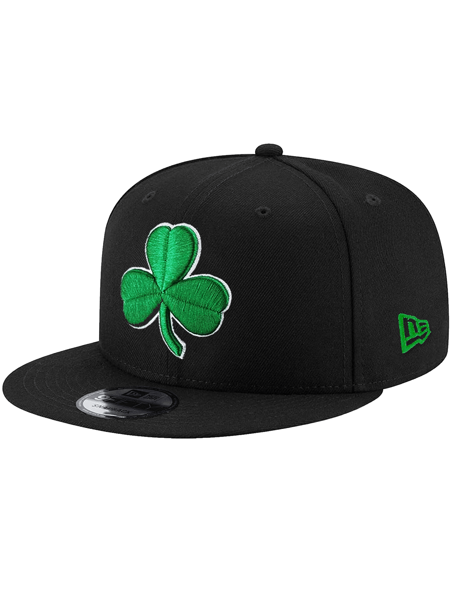 Boston Celtics New Era NBA Shamrock 9FIFTY Snapback Hat - Black