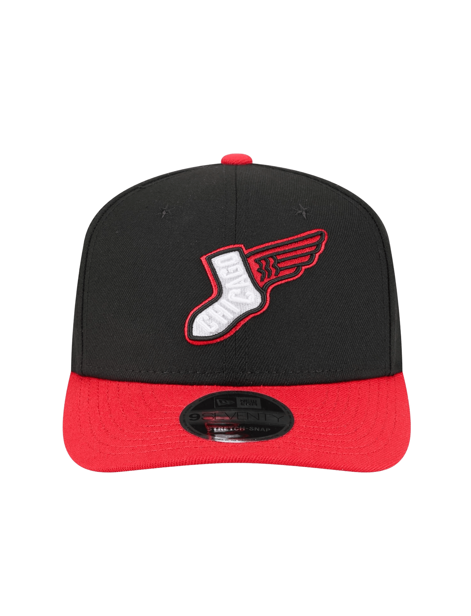 Chicago White Sox New Era MLB City Connect Alt 9SEVENTY Stretch-Snapback Hat - Black