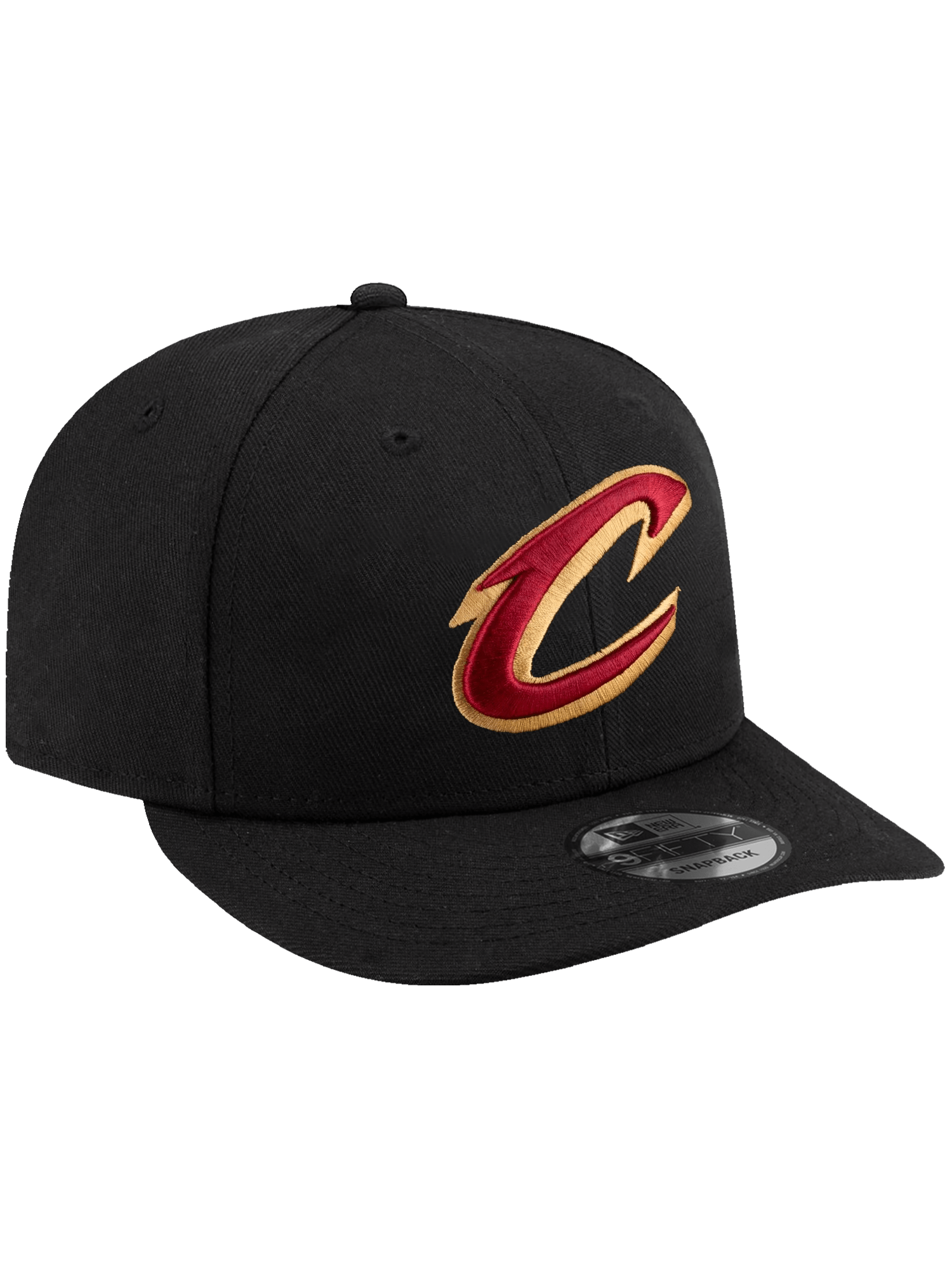 Cleveland Cavaliers New Era NBA Team Pre-Curved 9FIFTY Snapback Hat - Black