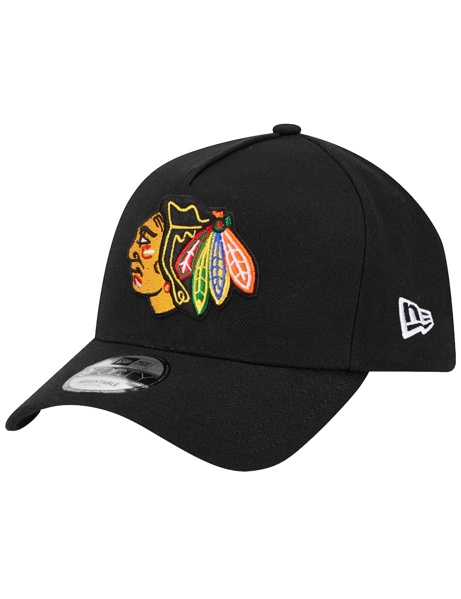Chicago Blackhawks New Era NHL Team 9FORTY A-Frame Snapback Hat - Black