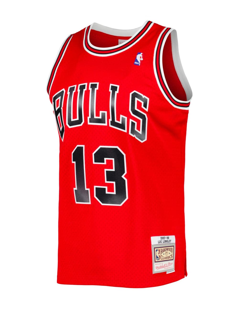 Luc Longley Chicago Bulls Mitchell & Ness NBA 97-98 Swingman Jersey - Red
