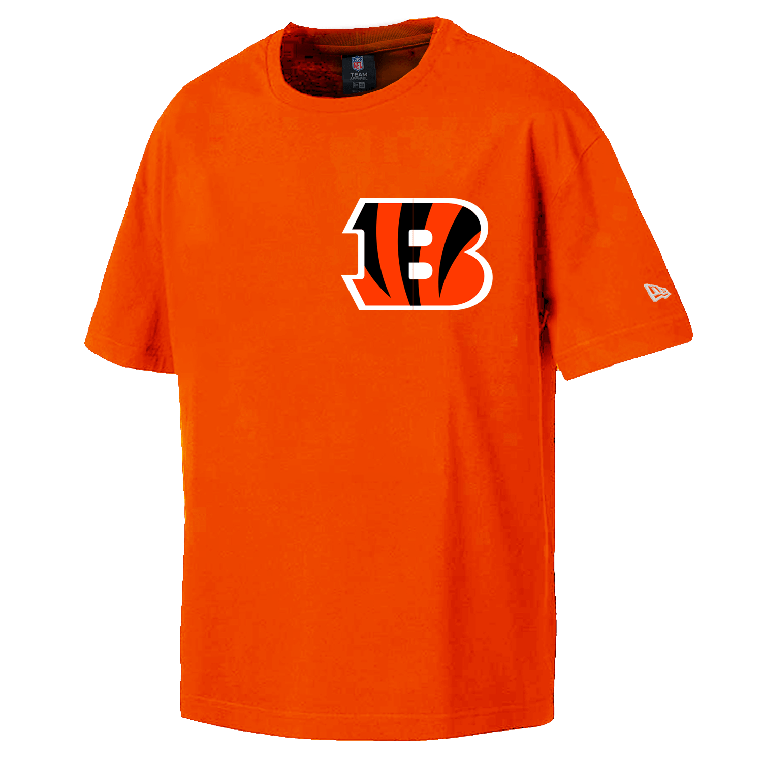 Cincinnati Bengals New Era NFL Logo Select Oversized T-Shirt - Orange