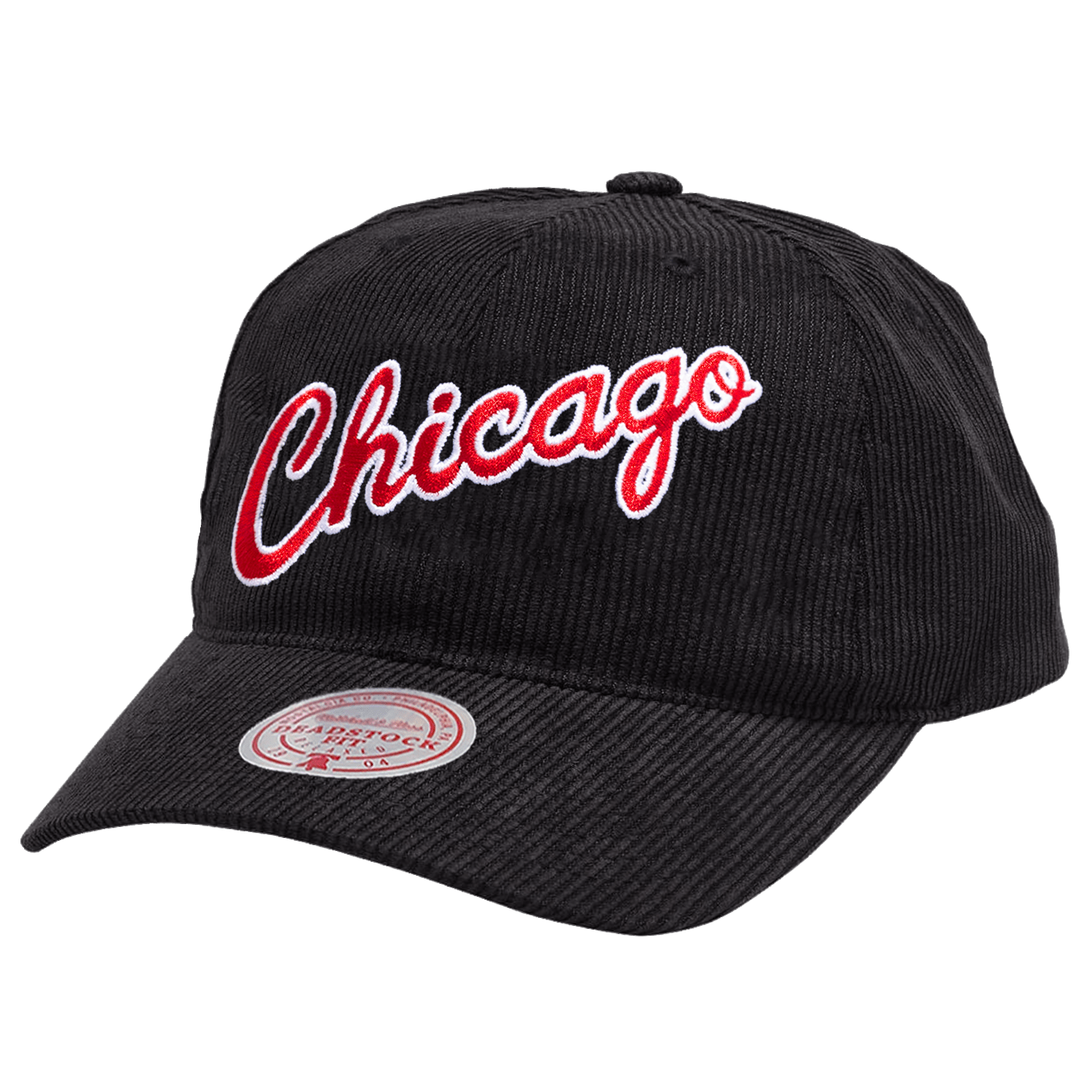 Chicago Bulls Mitchell & Ness NBA Vintage Origin Deadstock Snapback Hat - Black
