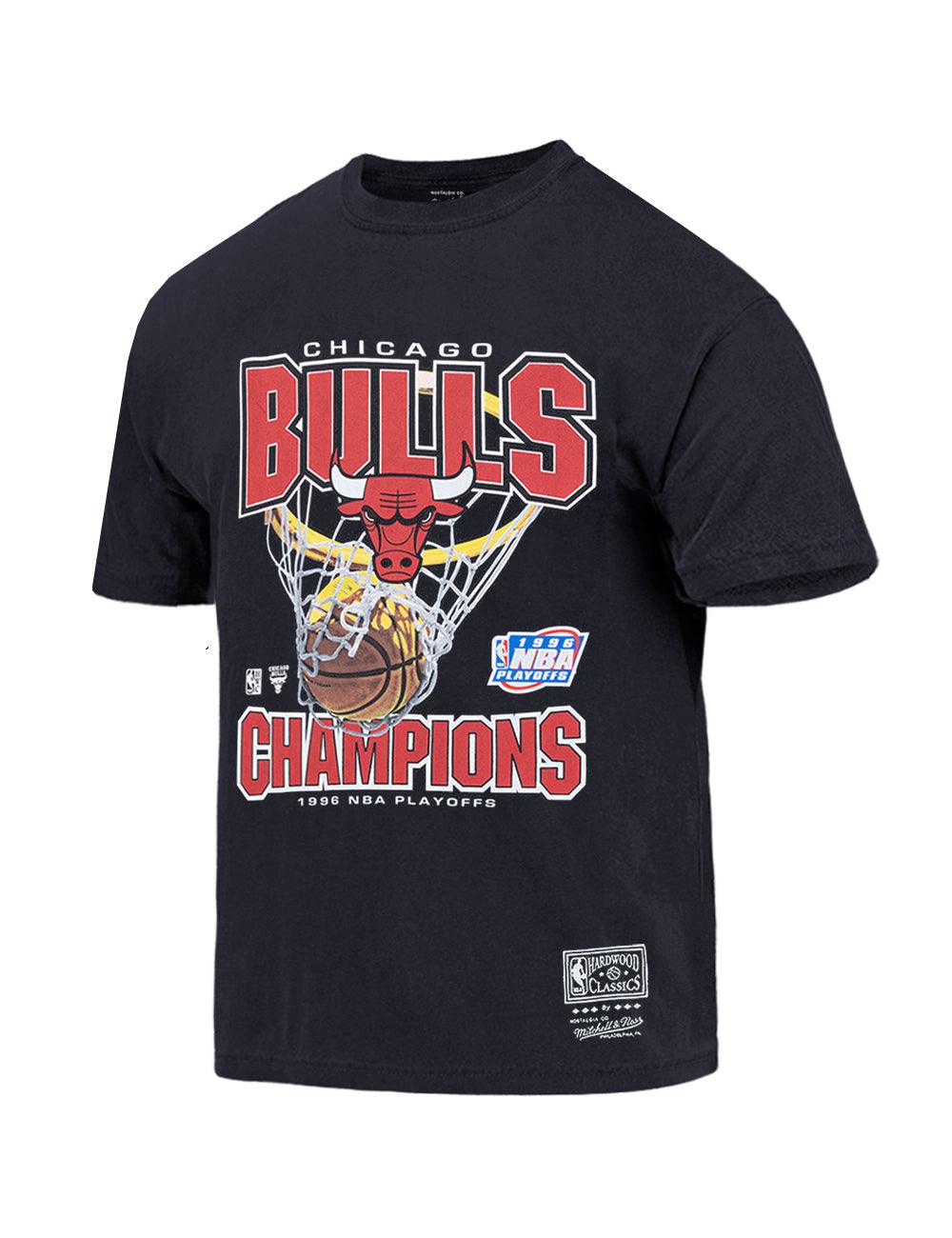 Chicago Bulls Mitchell & Ness NBA Nothing But Net Vintage T-Shirt - Black