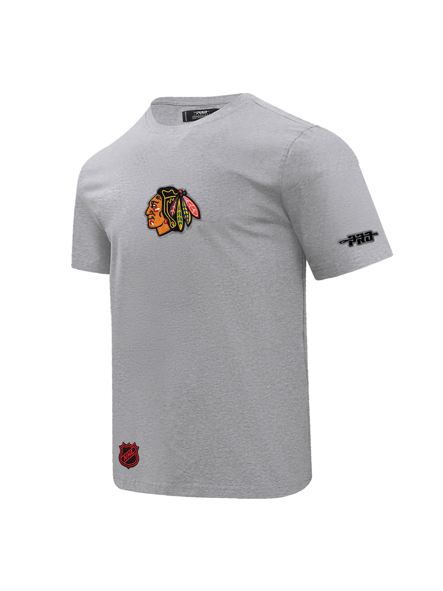 Chicago Blackhawks Pro Standard NHL Team Icon Flex T-Shirt - Heather Grey