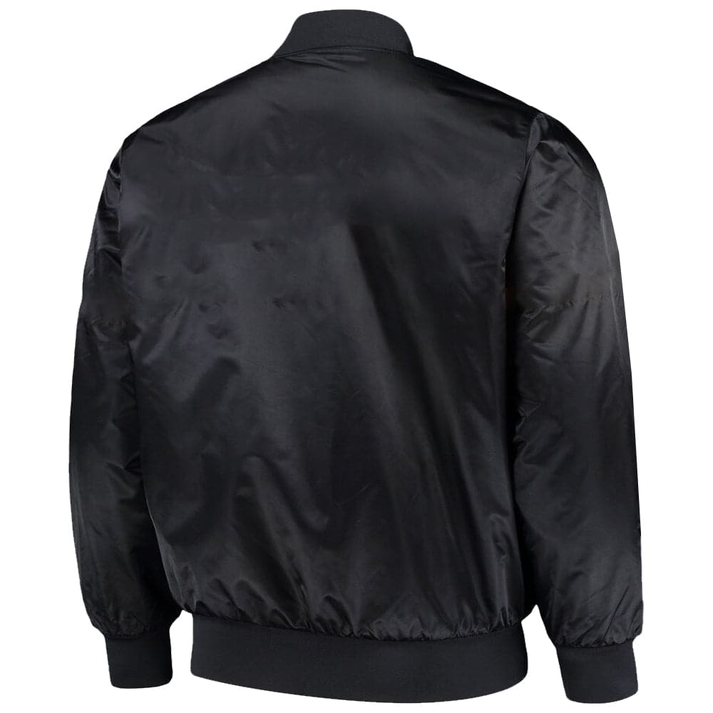 Los Angeles Lakers NBA Essentials Delta Nylon Bomber Jacket - Black