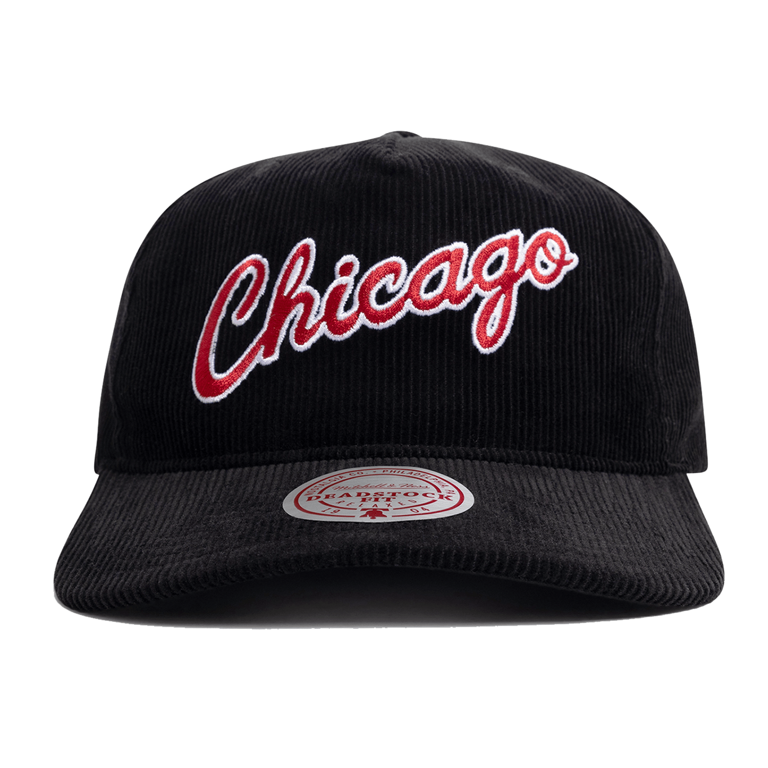 Chicago Bulls Mitchell & Ness NBA Vintage Origin Deadstock Snapback Hat - Black