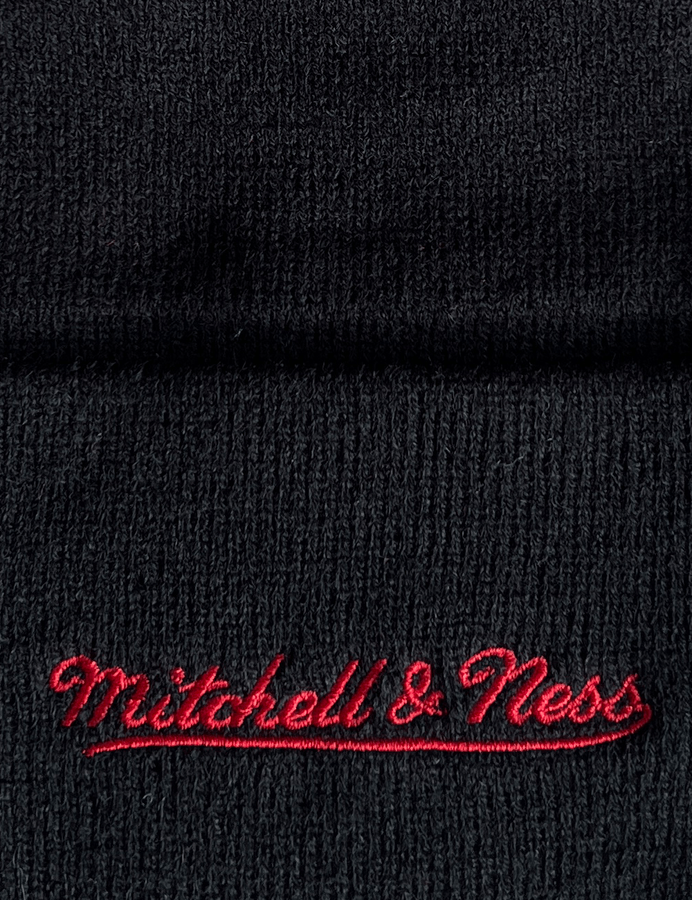 Chicago Bulls Mitchell & Ness NBA Burst Knit Beanie - Black