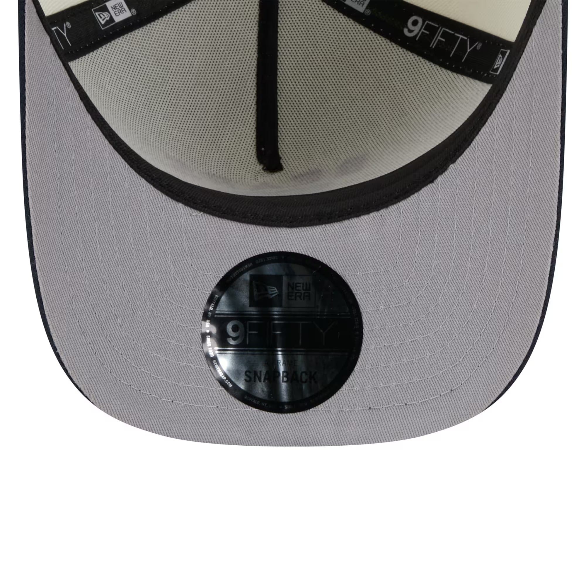 Chicago Bears New Era NFL 25 Draft Pre-Curved 9FIFTY A-Frame Snapback Hat - Chrome