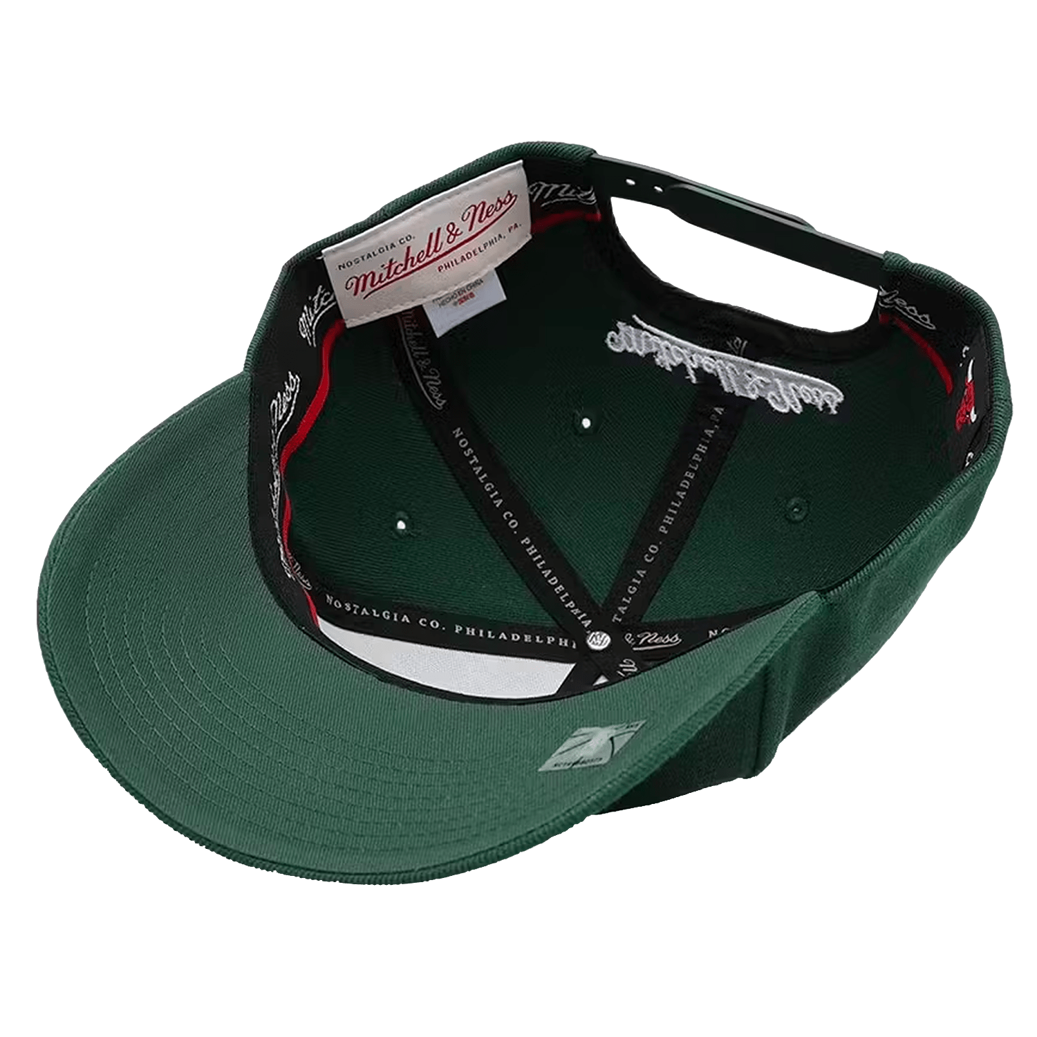 Chicago Bulls Mitchell & Ness NBA State Of Mind Classic Red Snapback Hat - Green