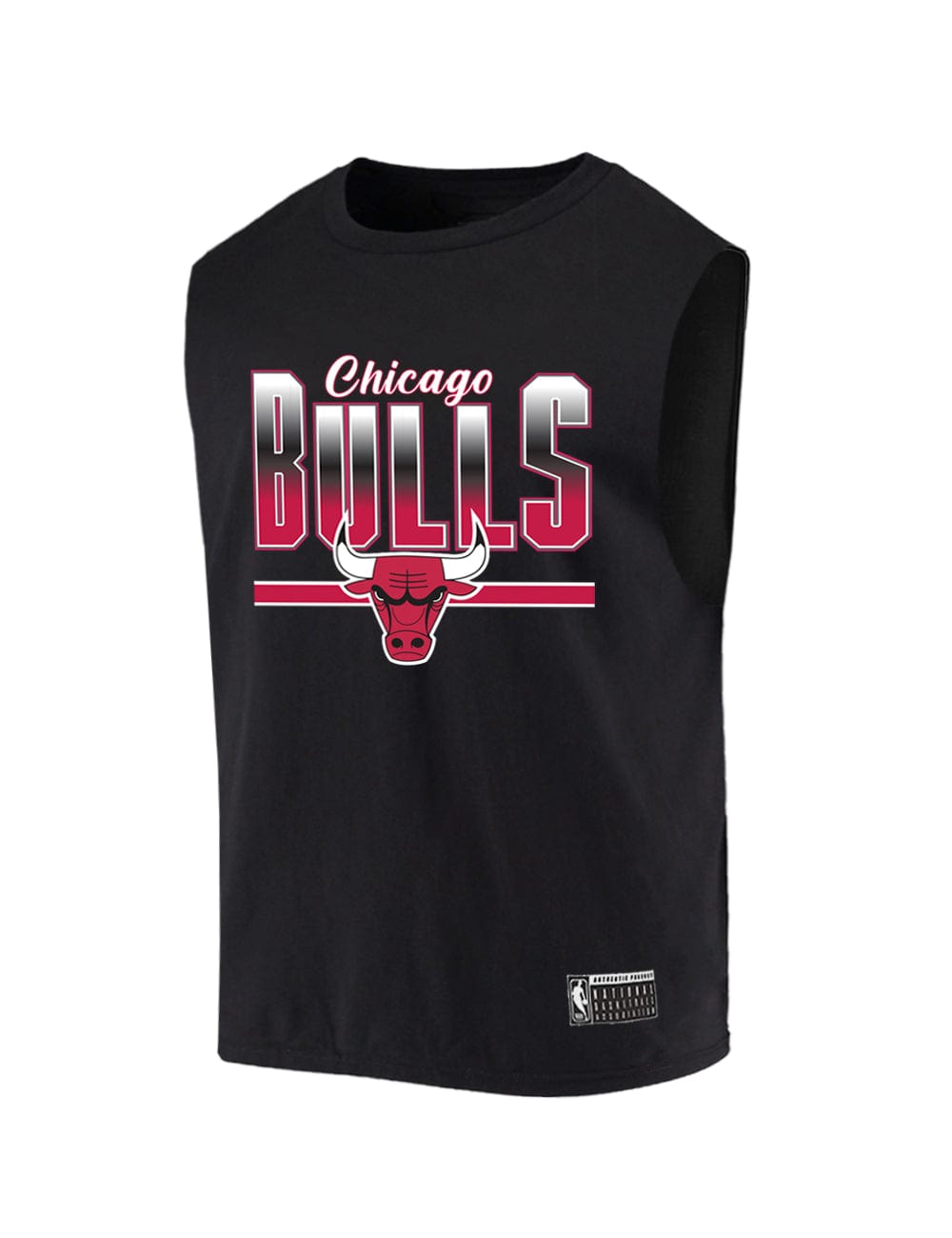 Chicago Bulls NBA Bloomfield Vintage Sleeveless Muscle Tank - Black