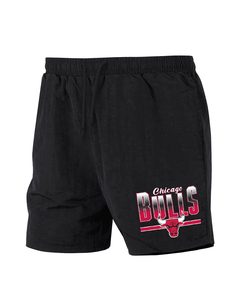 Chicago Bulls NBA Bloomfield Nylon Shorts - Black