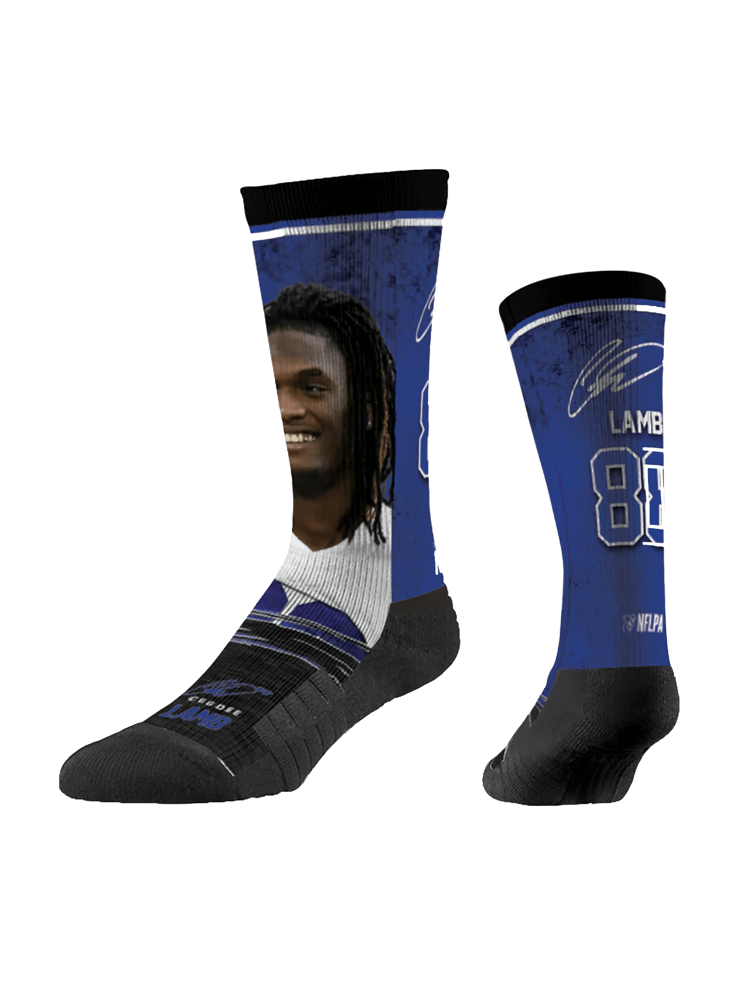 CeeDee Lamb Dallas Cowboys Strideline NFL Profile Premium Sub Crew Socks