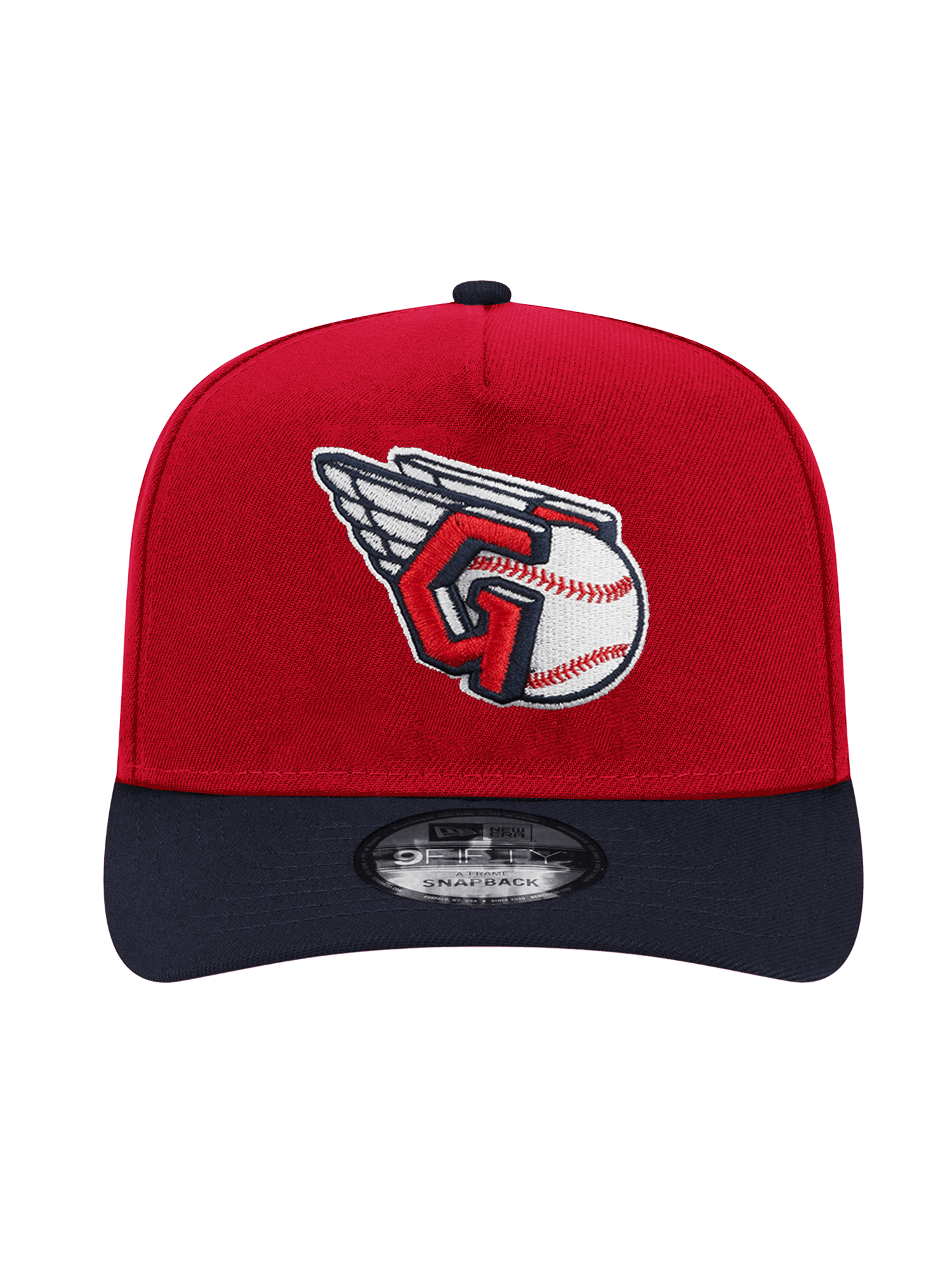 Cleveland Guardians New Era MLB Jacob Stadium 2T Pre-Curved 9FIFTY A-Frame Snapback Hat