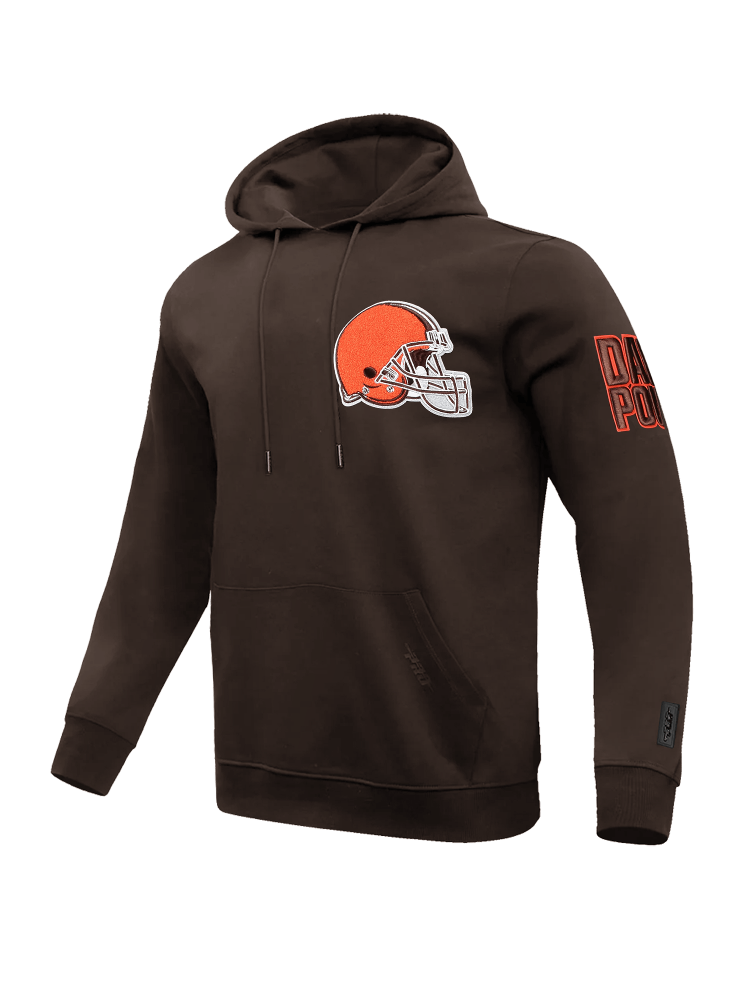 Cleveland Browns Pro Standard NFL Team Chenille Hoodie Jumper - Brown