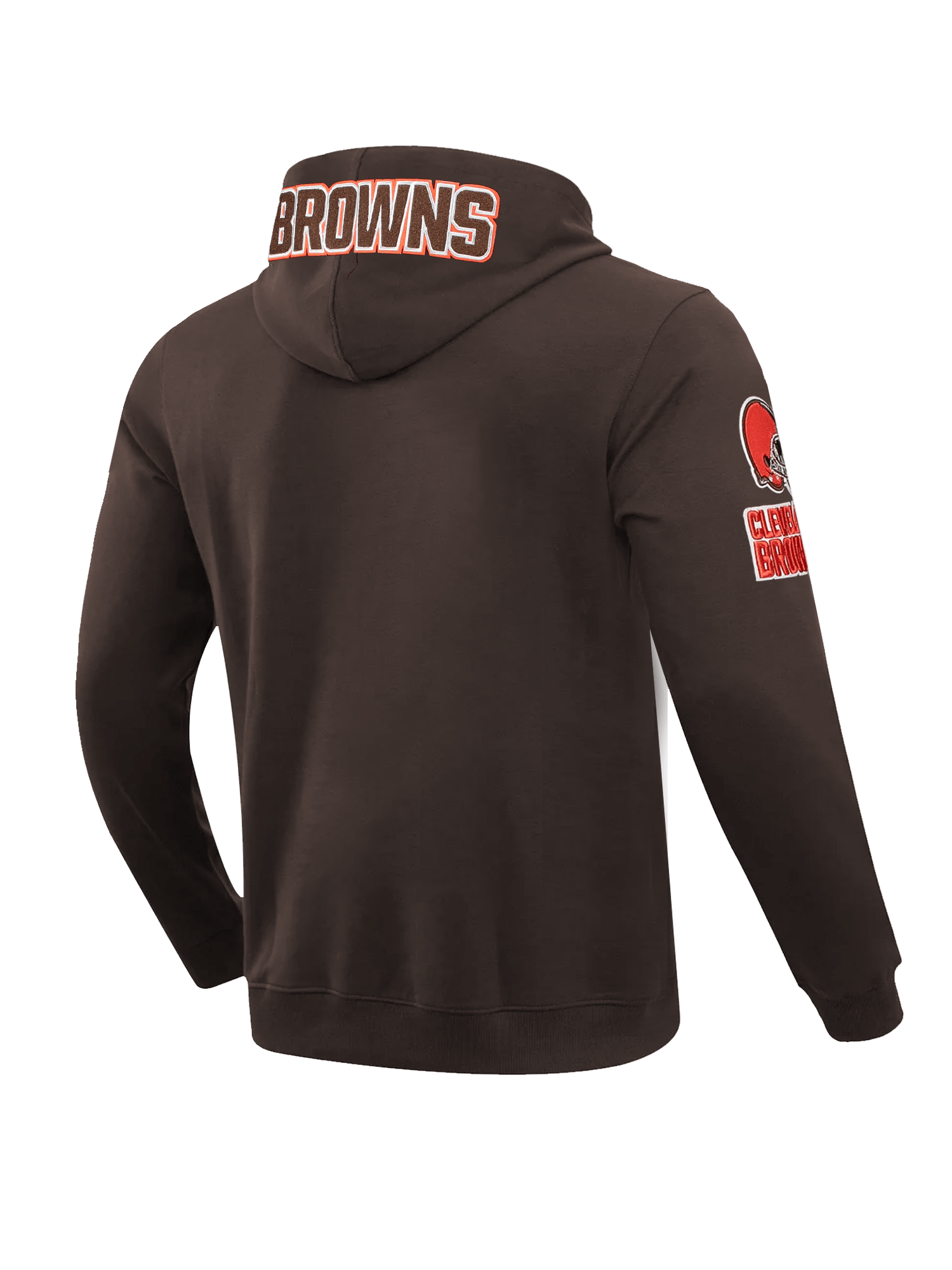 Cleveland Browns Pro Standard NFL Team Chenille Hoodie Jumper - Brown