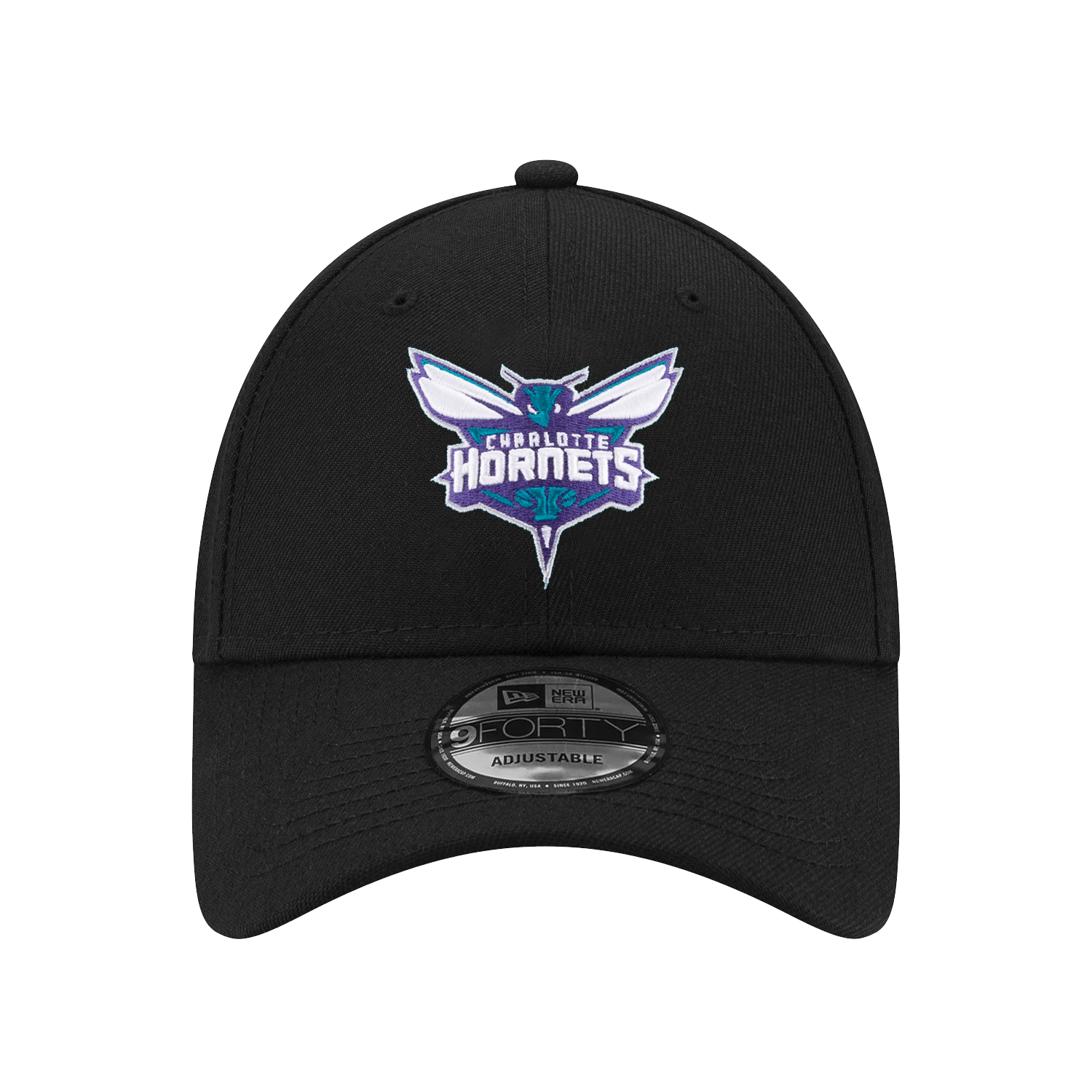 Charlotte Hornets New Era NBA Team 9FORTY Snapback Hat - Black