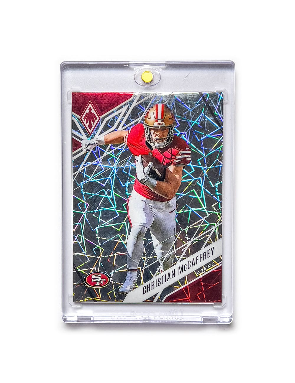 Christian McCaffrey San Francisco 49ers Panini NFL Phoenix Silver Lazer Card