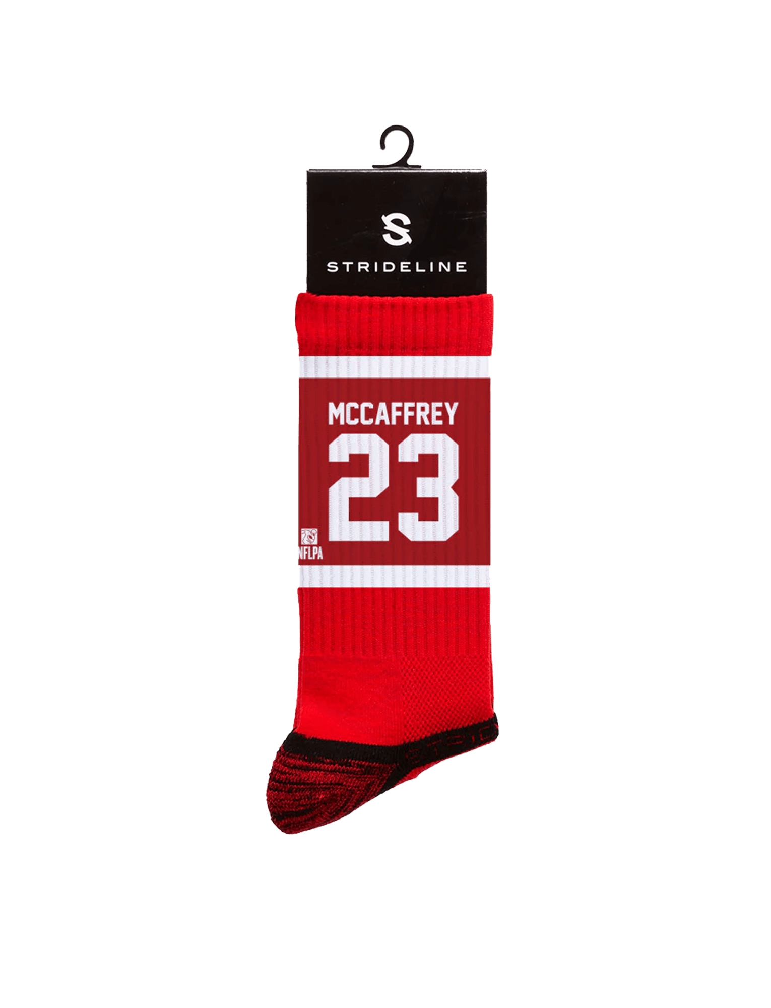 Christian McCaffrey San Francisco 49ers Strideline NFL Jersey Premium Sub Crew Socks
