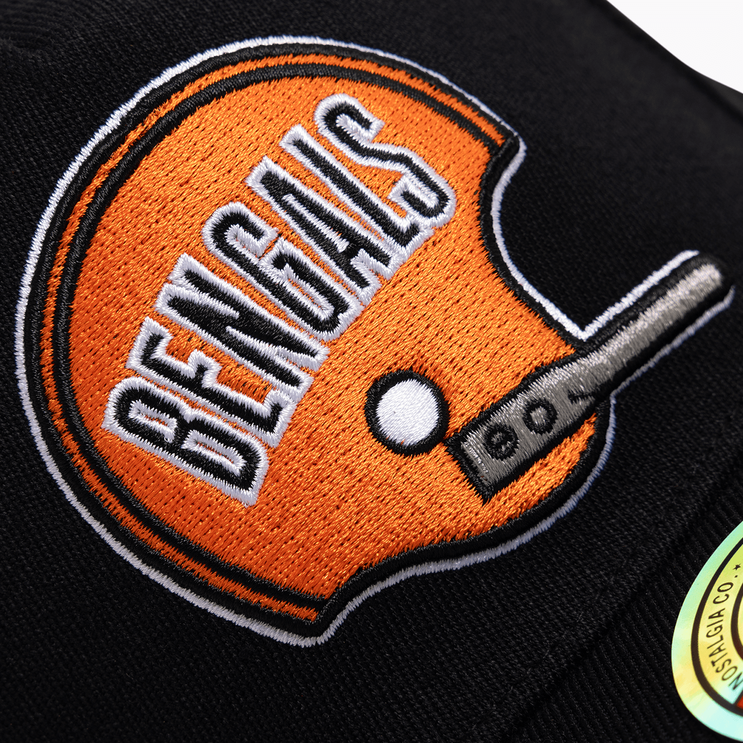 Cincinnati Bengals Mitchell & Ness NFL Throwback Classic Red Snapback Hat - Black