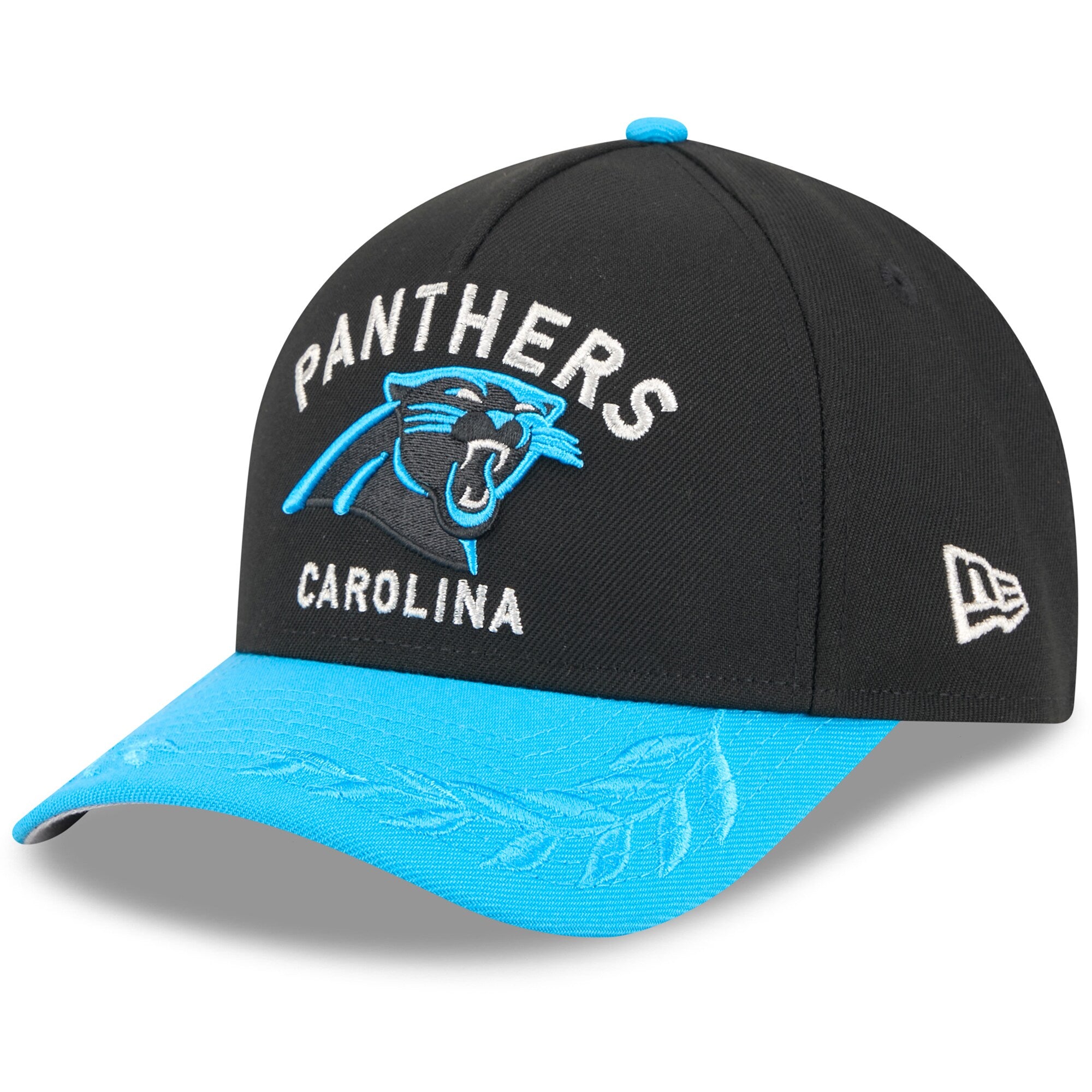 Carolina Panthers New Era NFL 25 Draft 9FORTY M-Crown Snapback Hat - Black