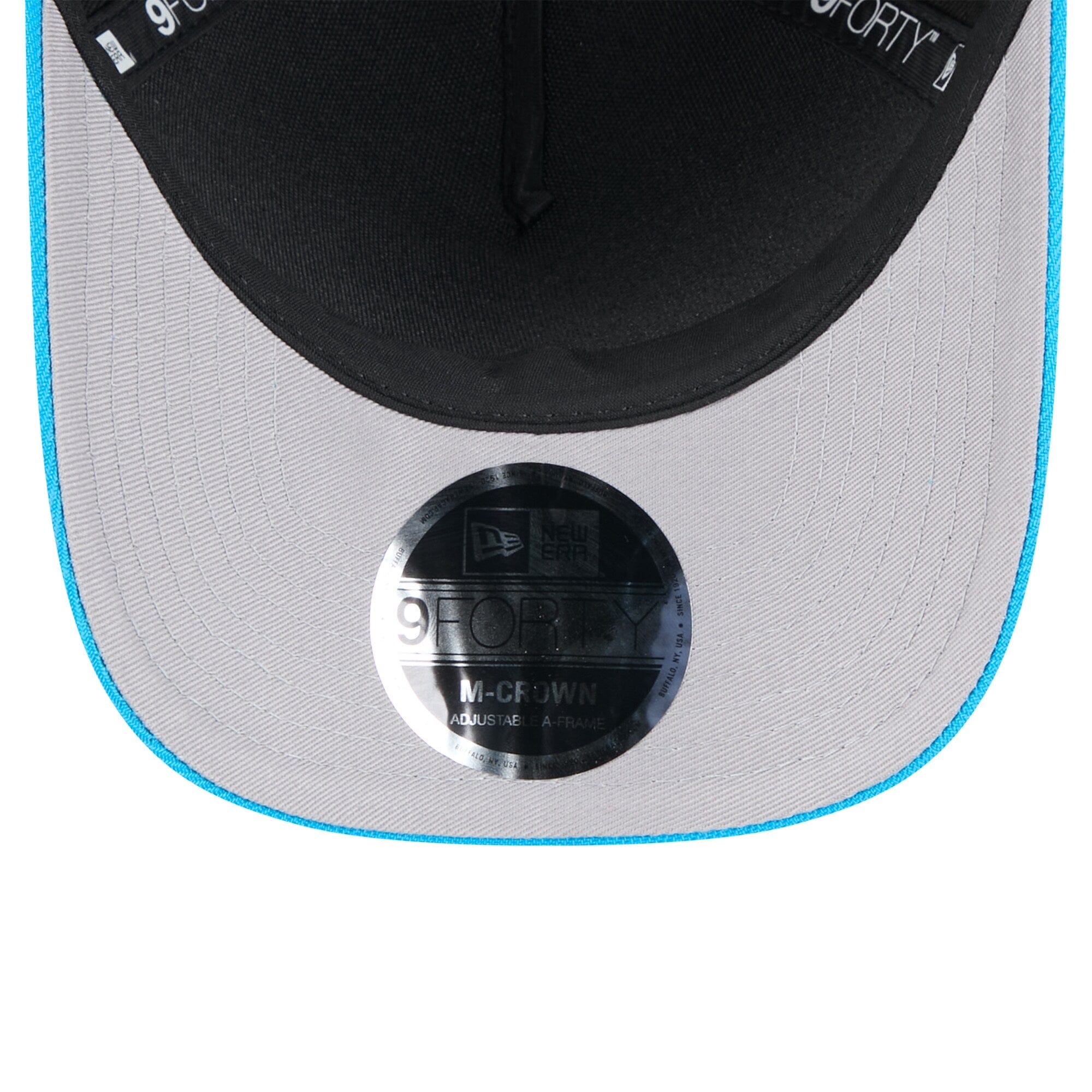 Carolina Panthers New Era NFL 25 Draft 9FORTY M-Crown Snapback Hat - Black