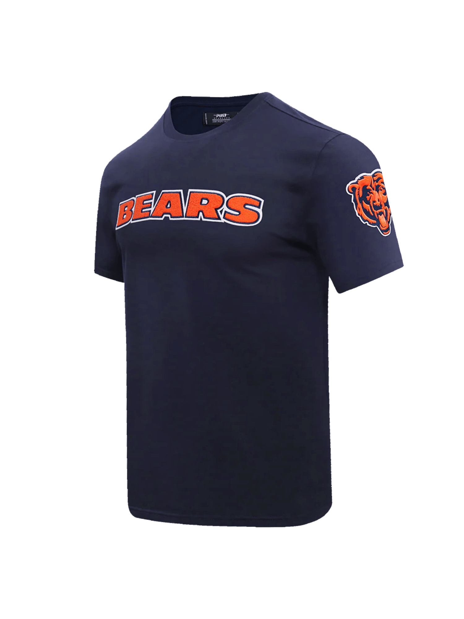 Chicago Bears Pro Standard NFL Team Chenille Flex T-Shirt - Navy