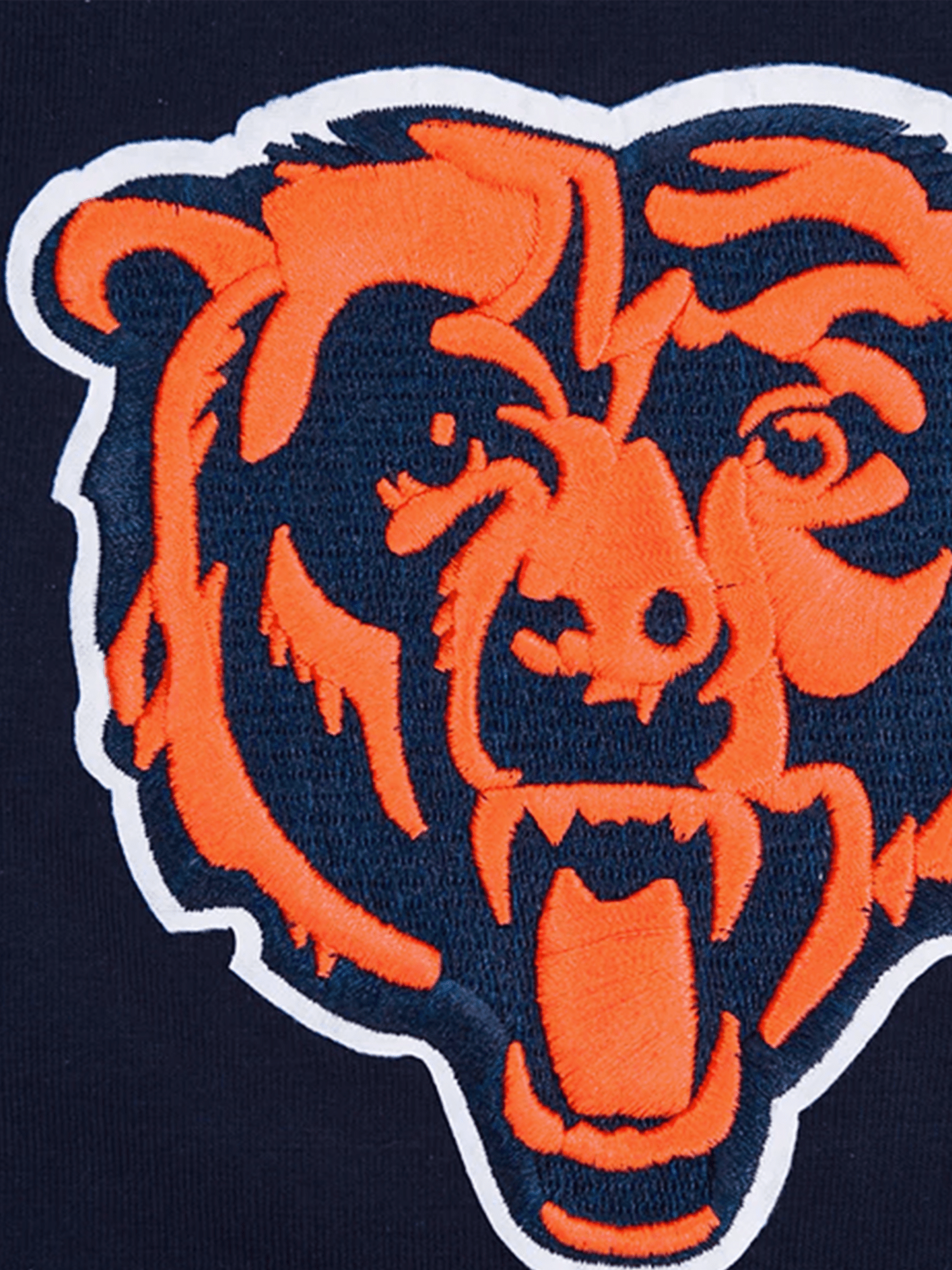 Chicago Bears Pro Standard NFL Team Chenille Flex T-Shirt - Navy