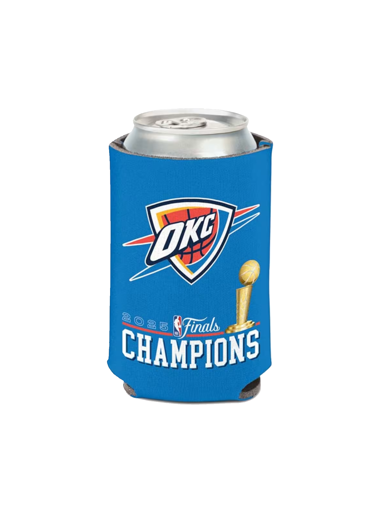 Oklahoma City Thunder Wincraft NBA 2025 Champs Can Cooler/Stubby Holder
