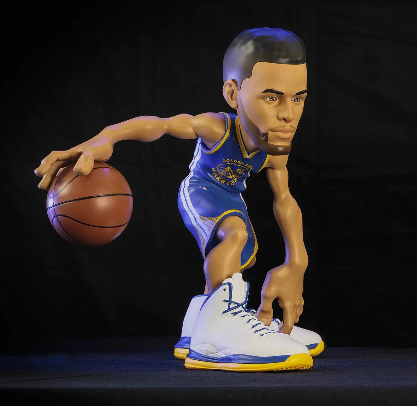 Steph Curry Golden State Warriors Small-Stars NBA 12" Figure - Blue